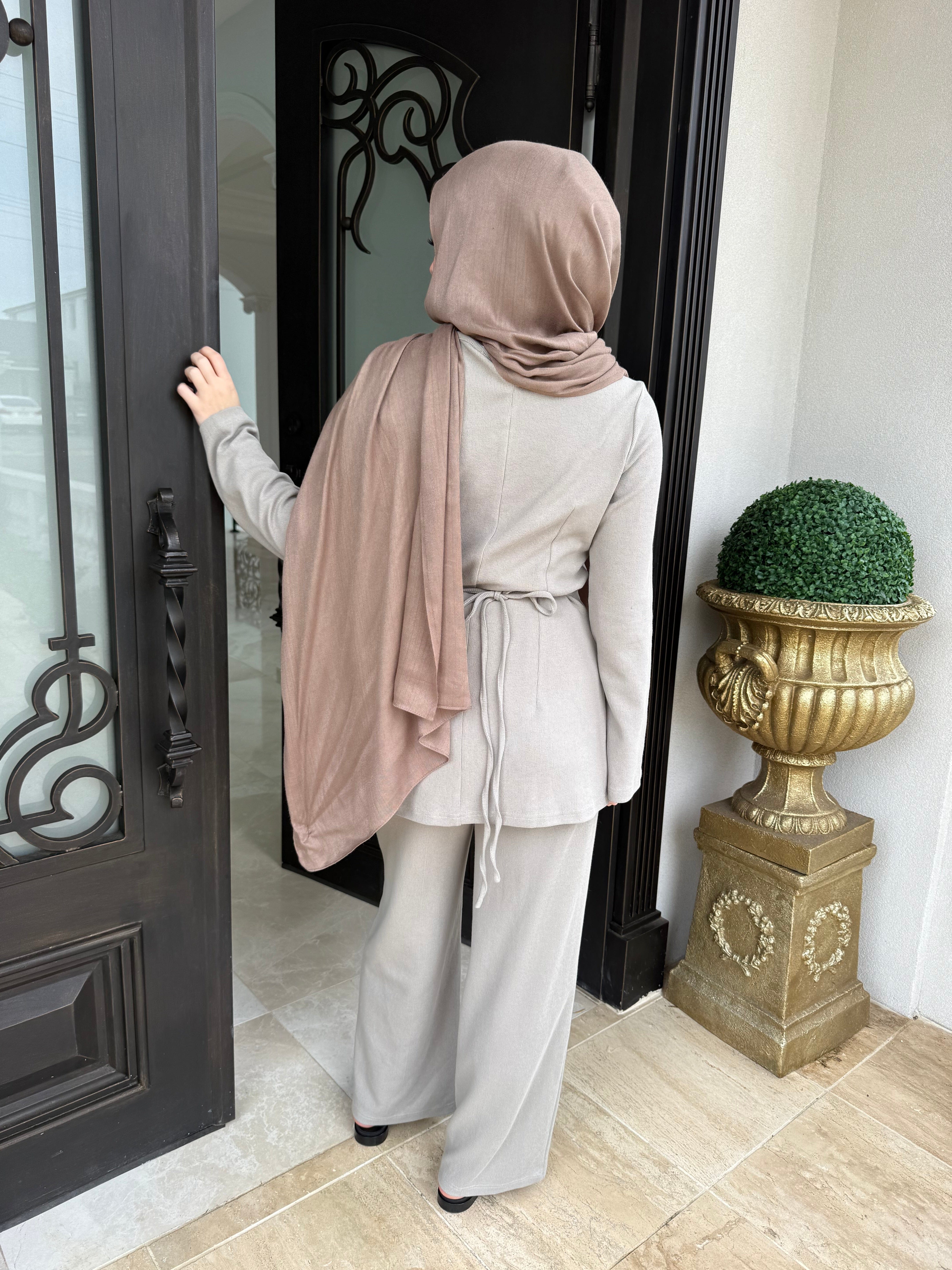 Ribbed Fold Over Set