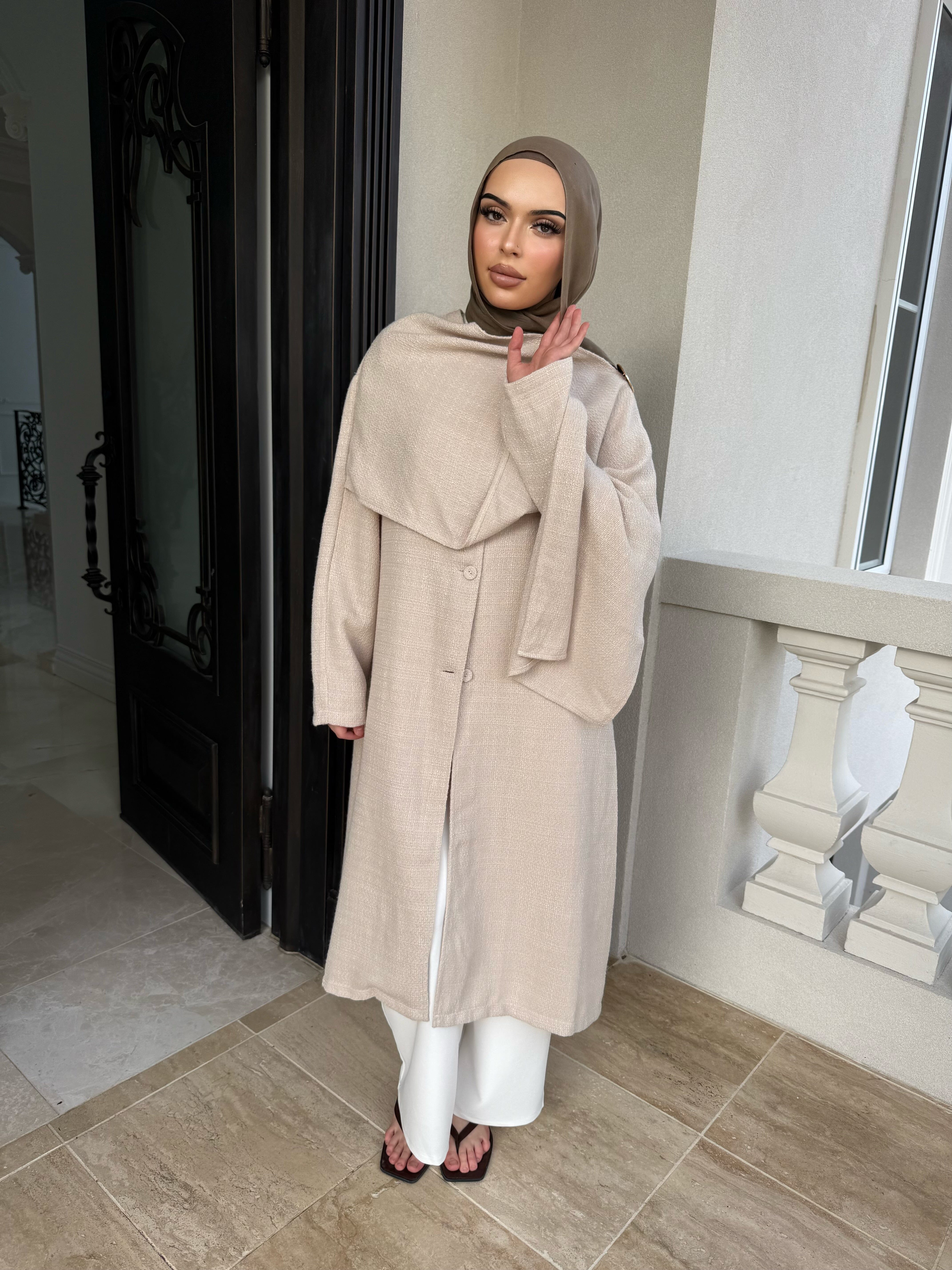 Tweed Shawl Coat