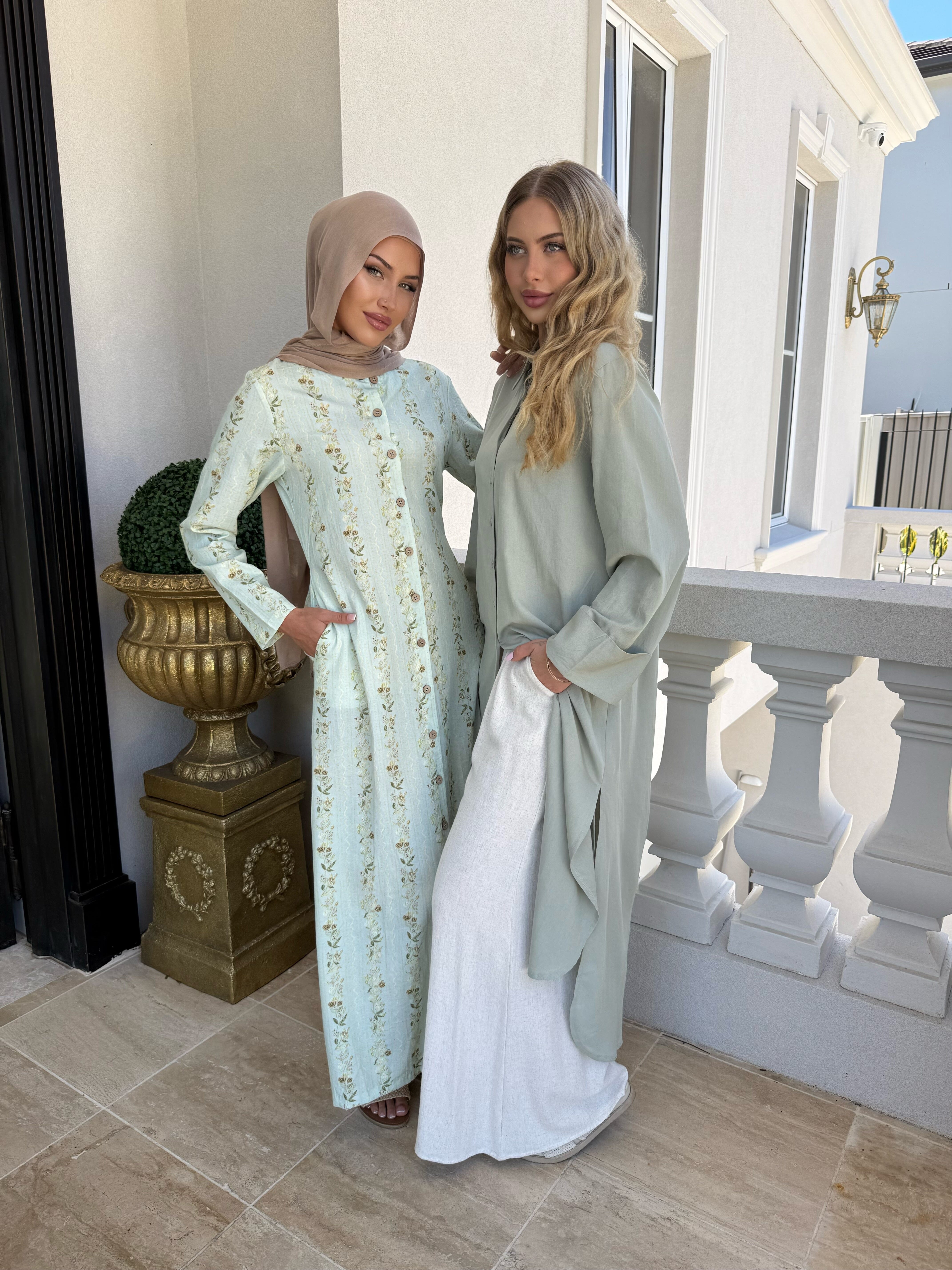 Oversized Linen Long Shirt