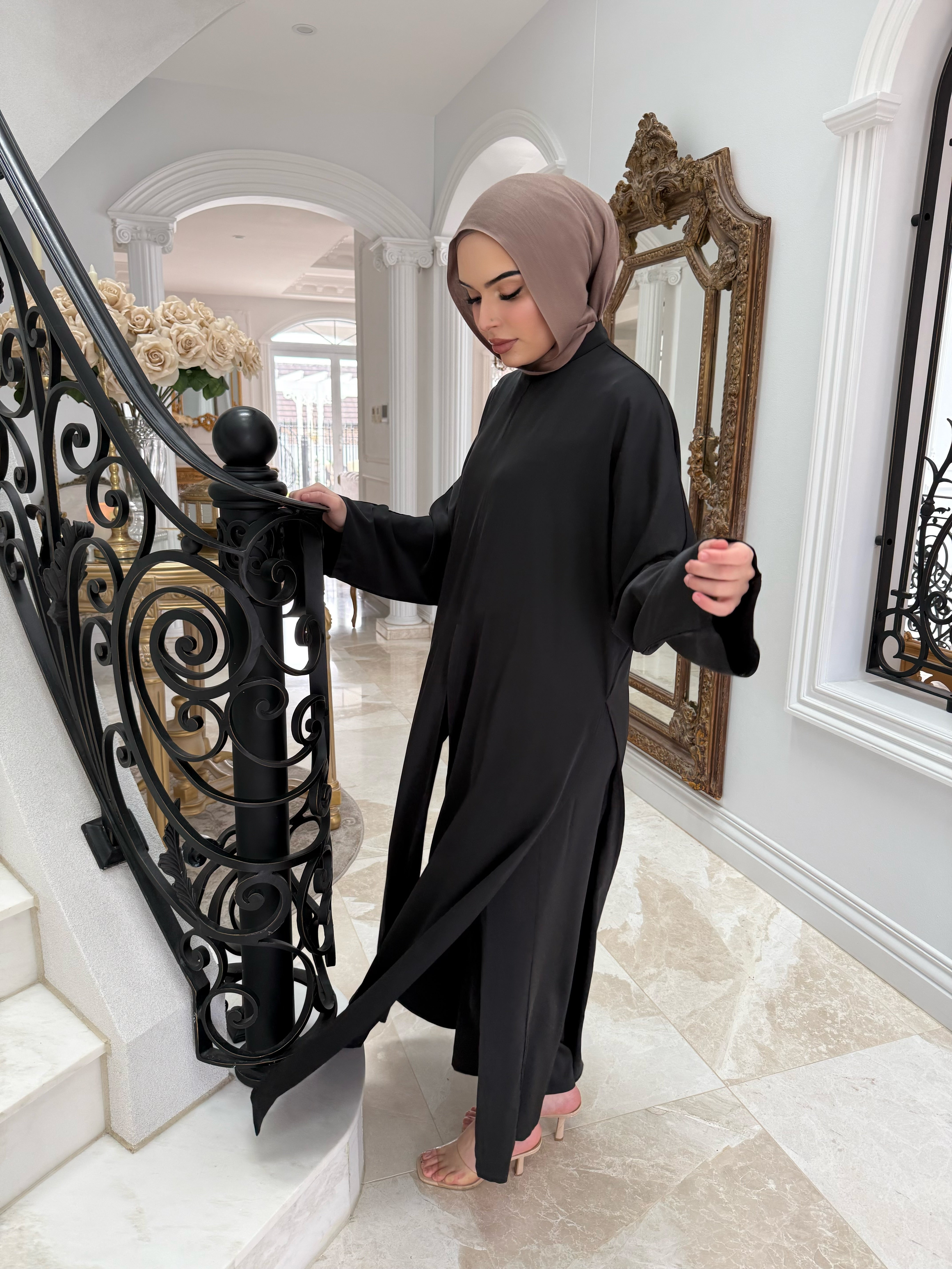 Split Abaya Set