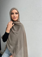 Premium Khaki Mocha Hijab Set