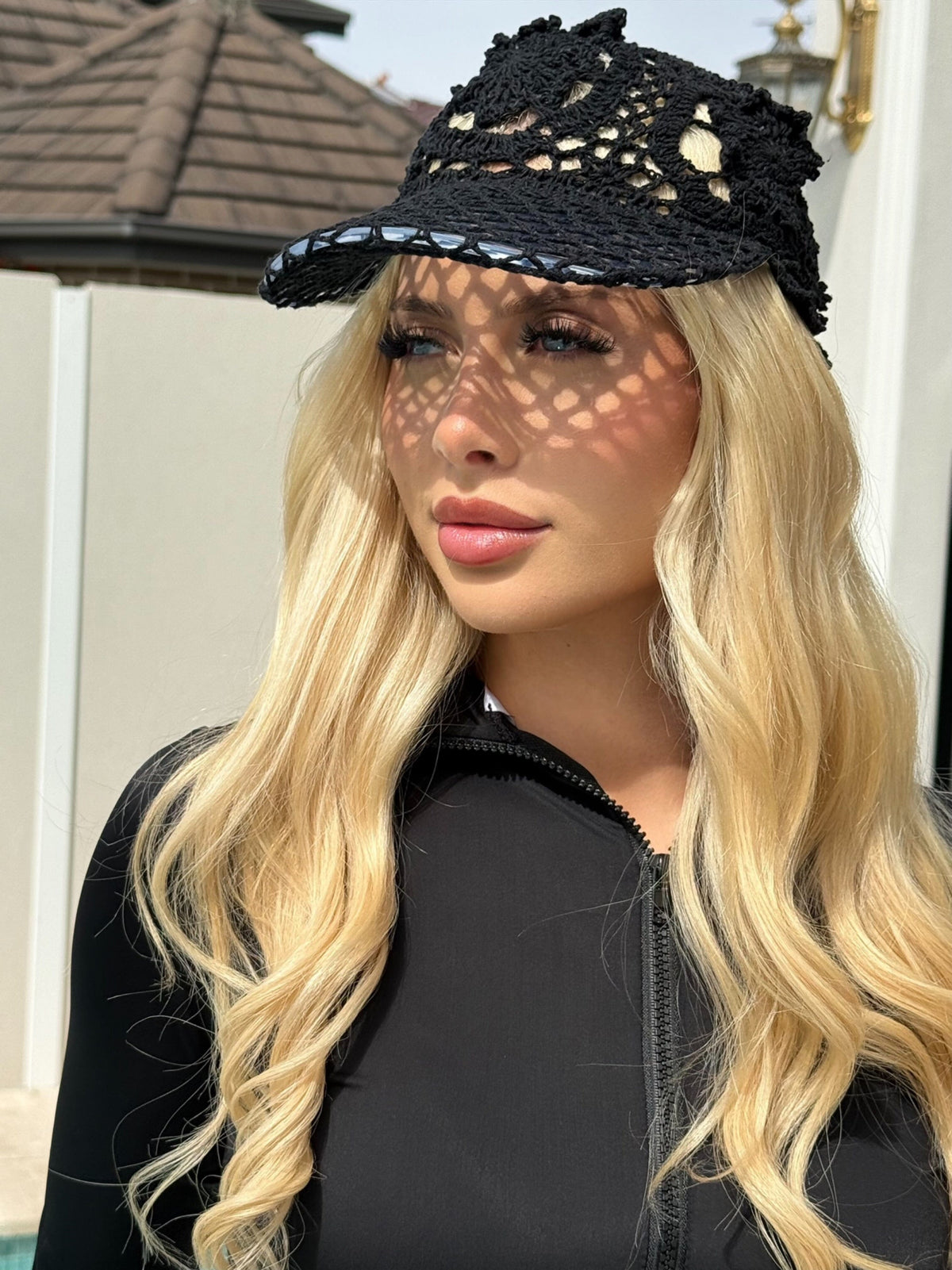 Crochet Visor Hat