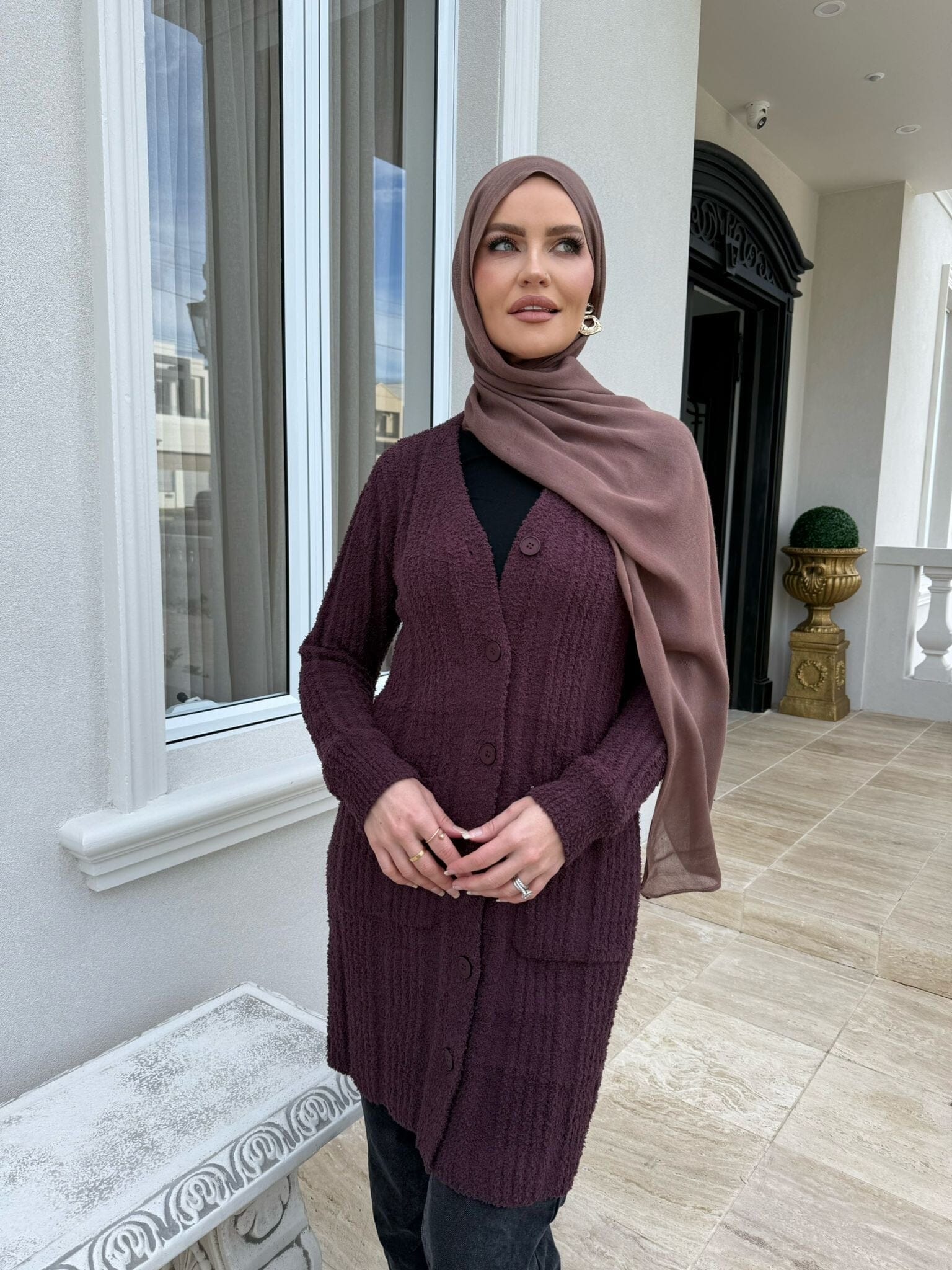 Blush Midi Cardigan
