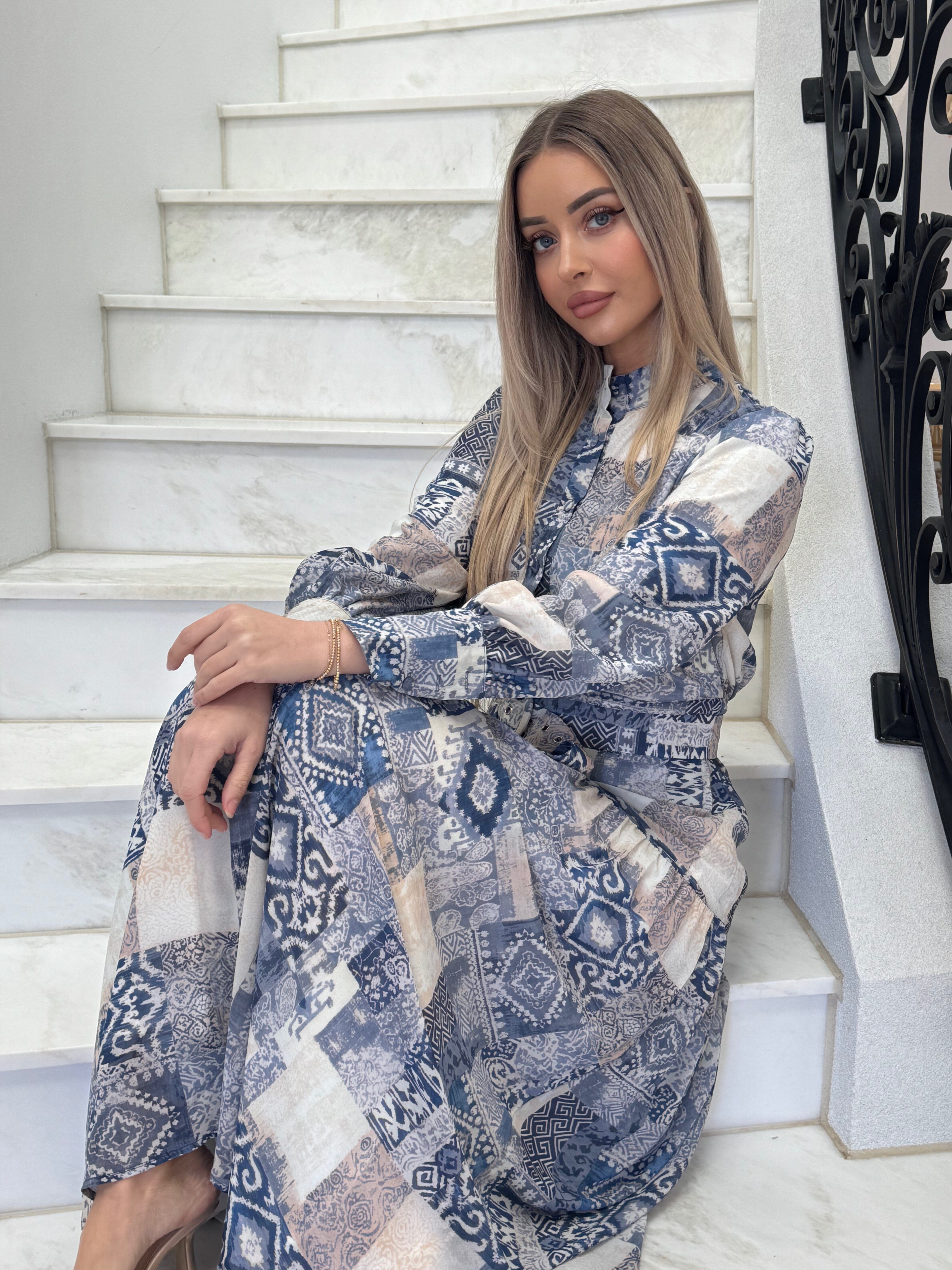 Anna Printed Dress