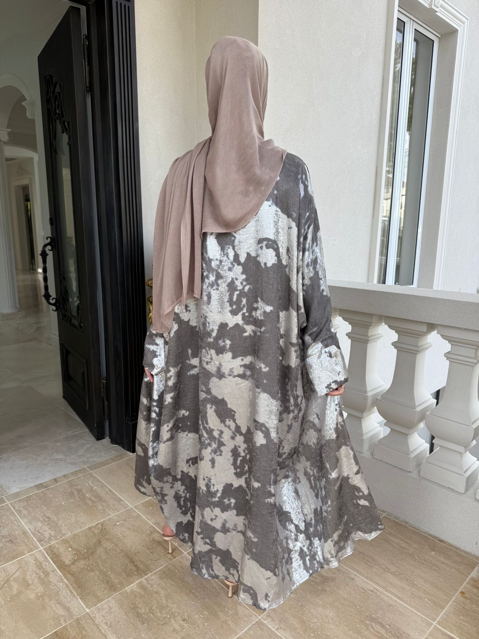 Dye Satin Abaya