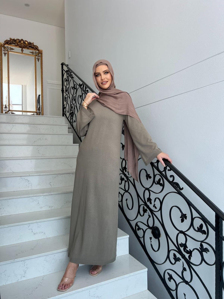 Knit Abaya Set