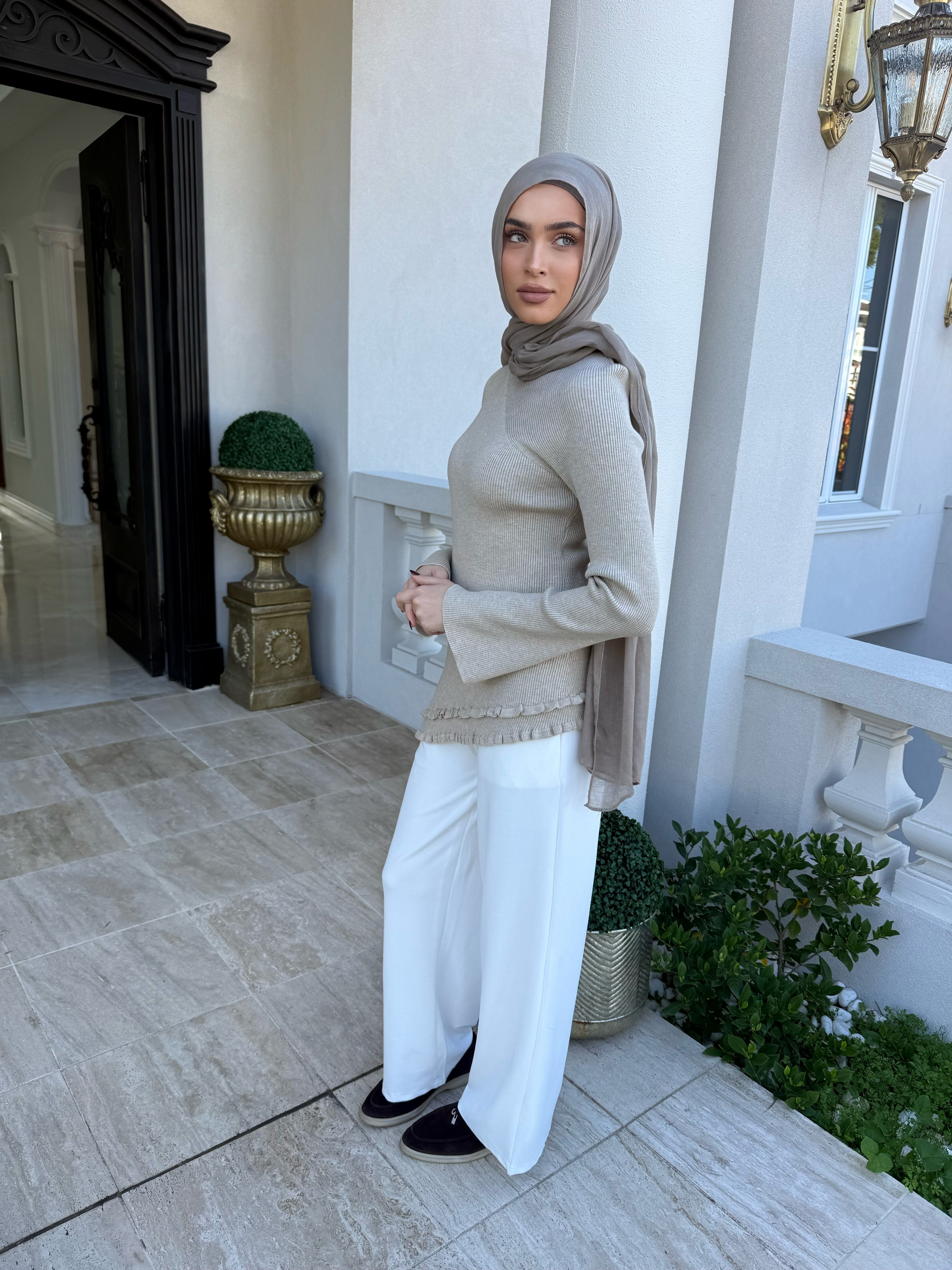 Frill Knit Jumper