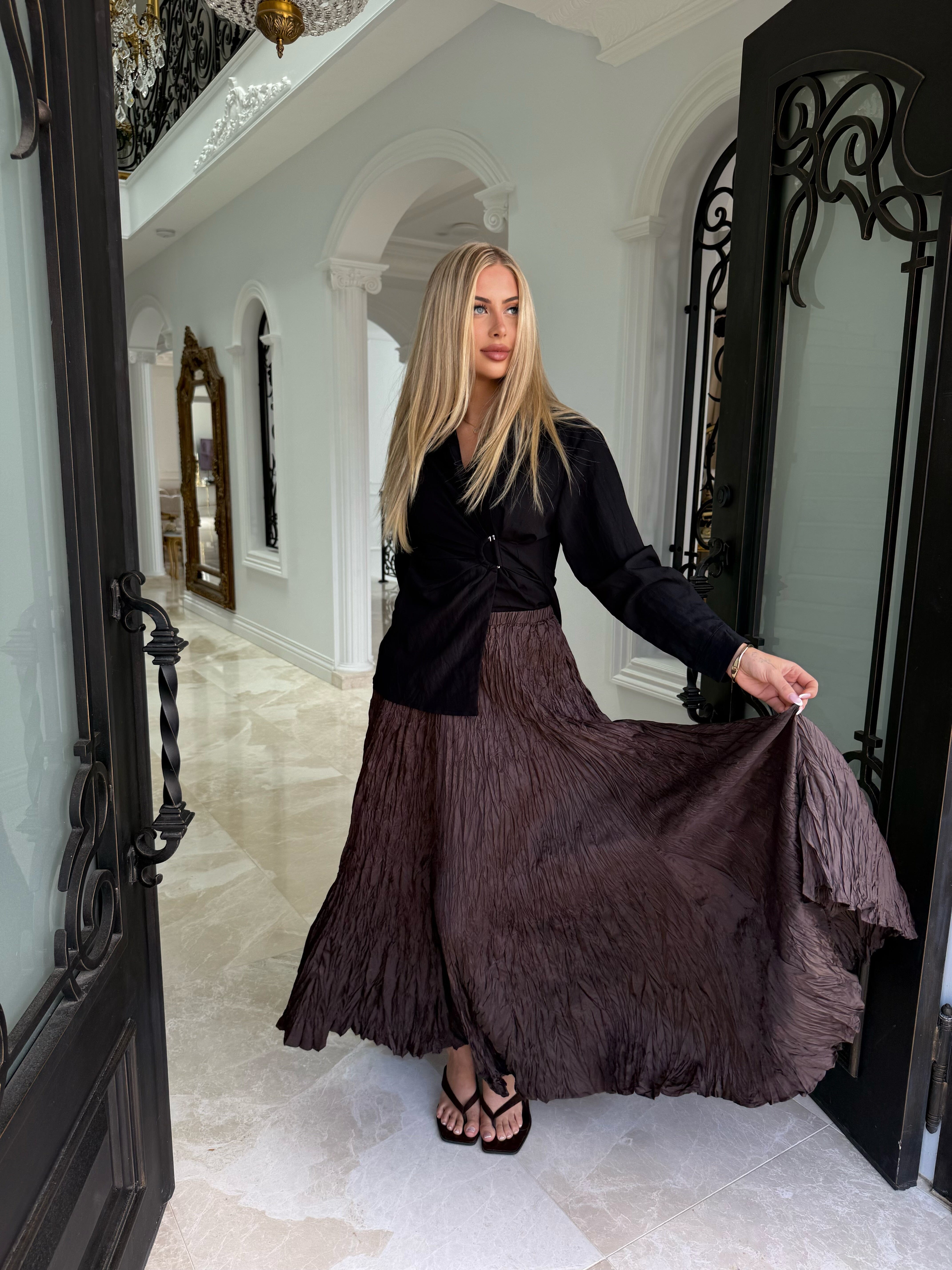 Layali Crinkle Skirt