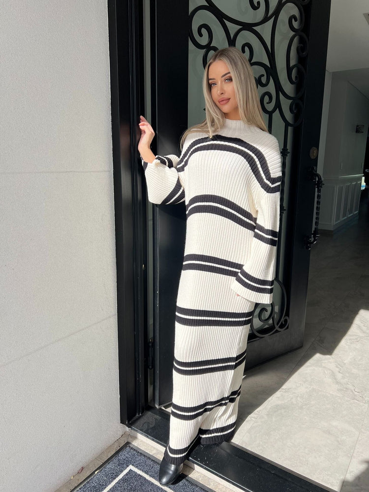 Stripe Knit Dress