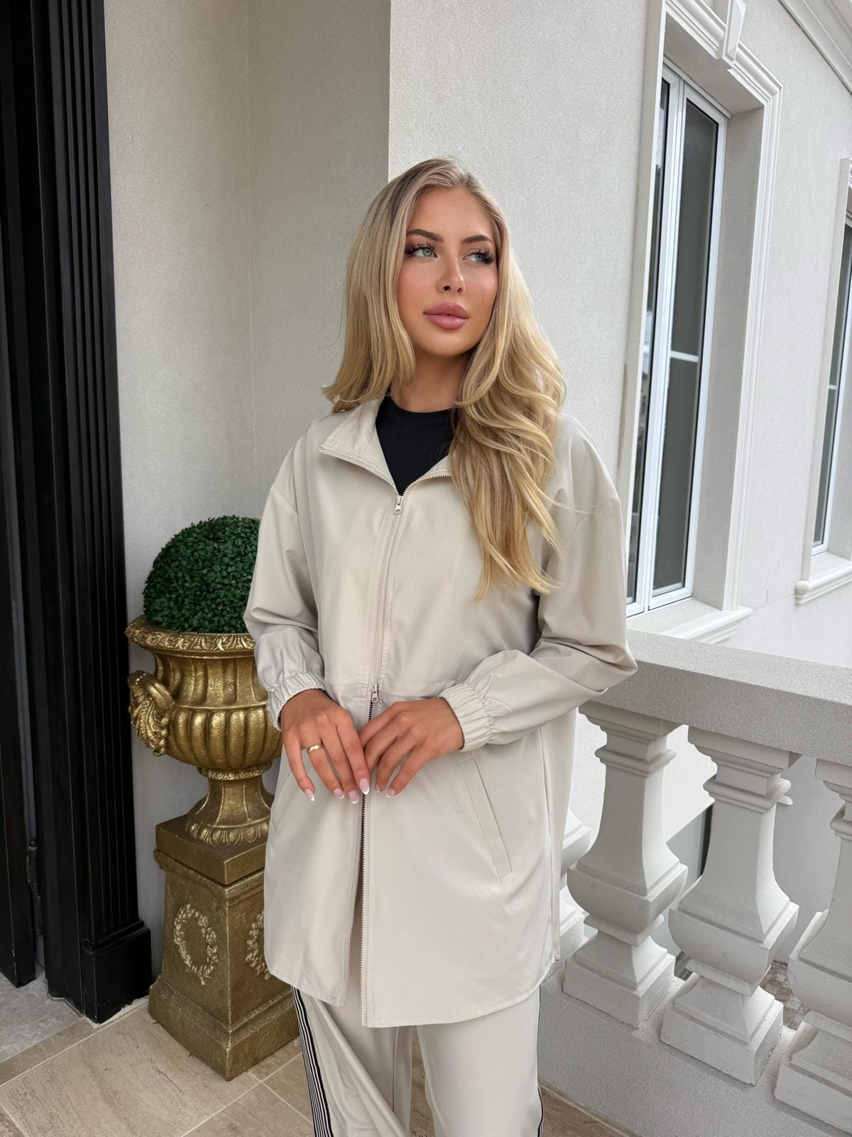 Oversized Zip Jacket