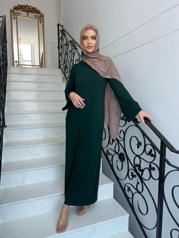 Knitted abaya dress best sale