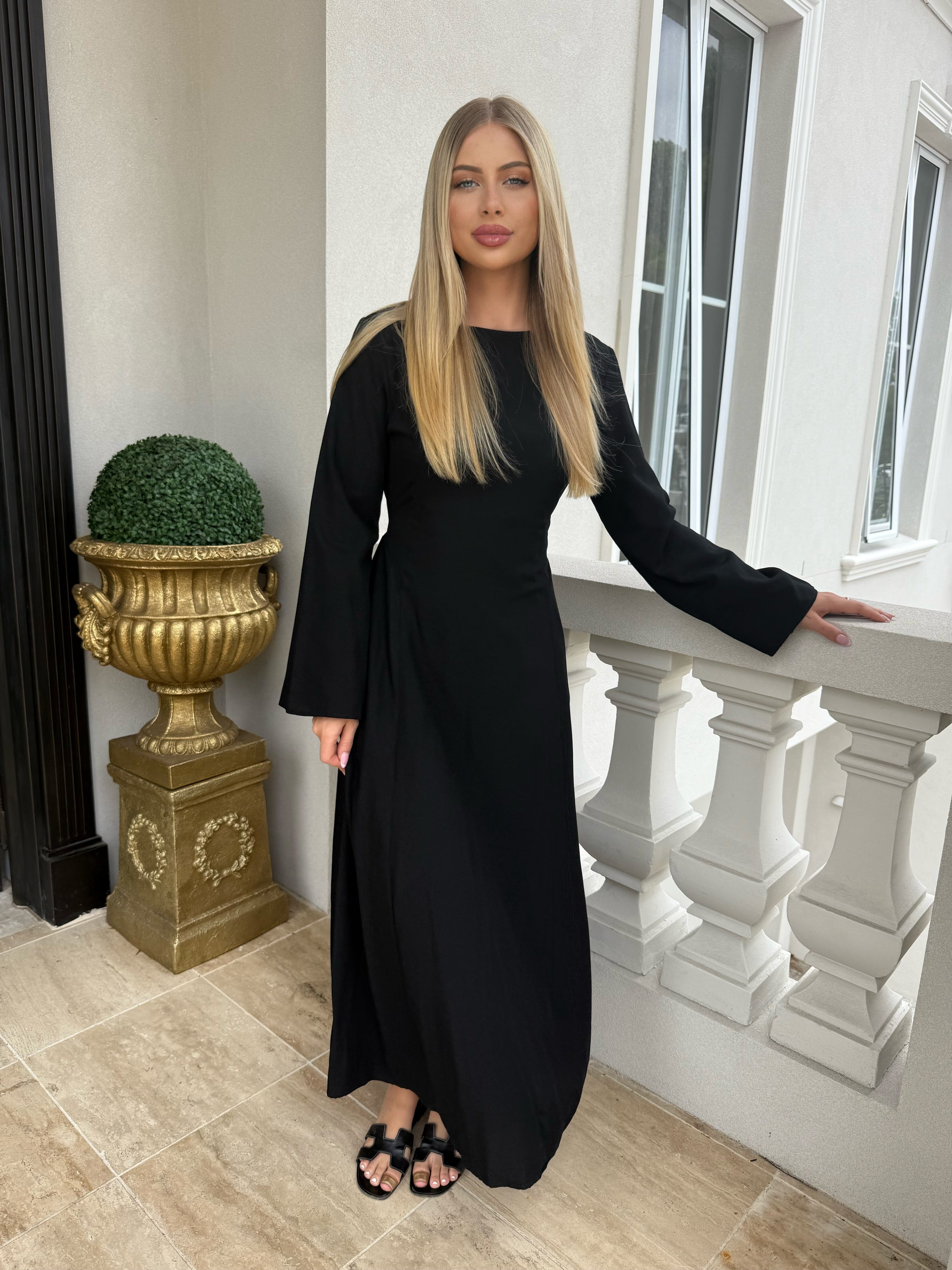 Aline Linen Dress