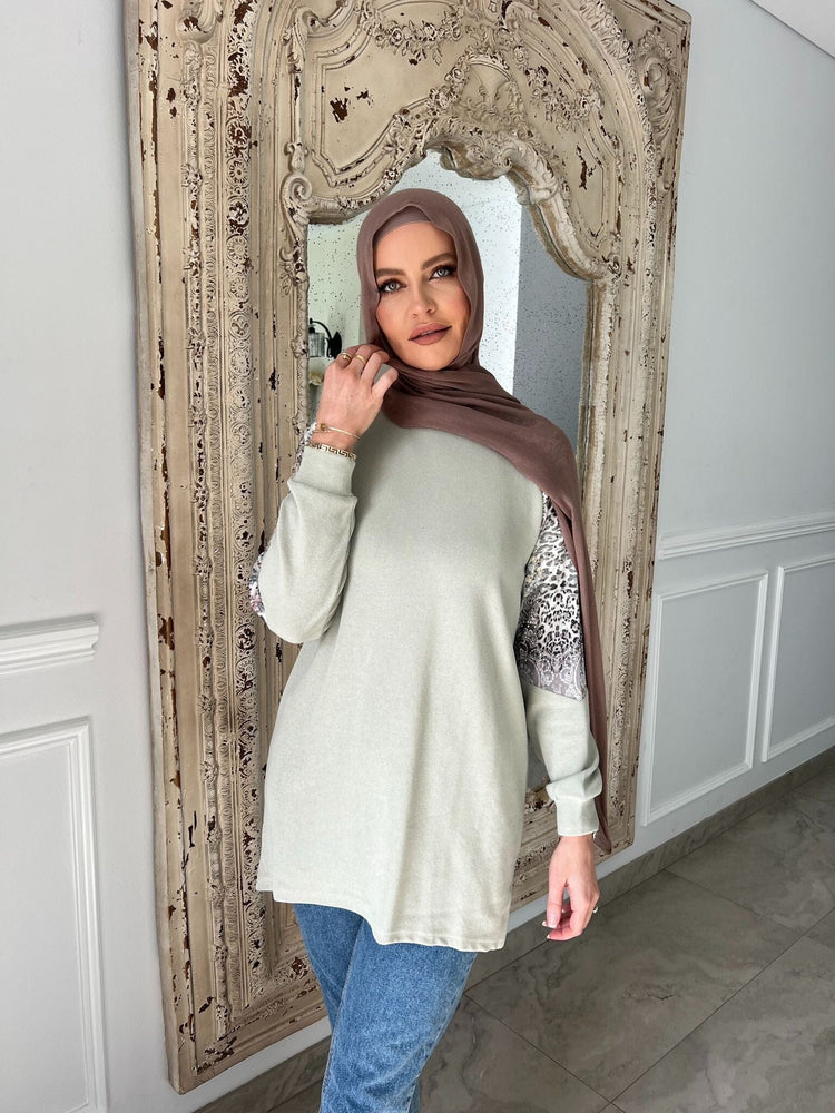 Pastel Beaded Knit Jumper