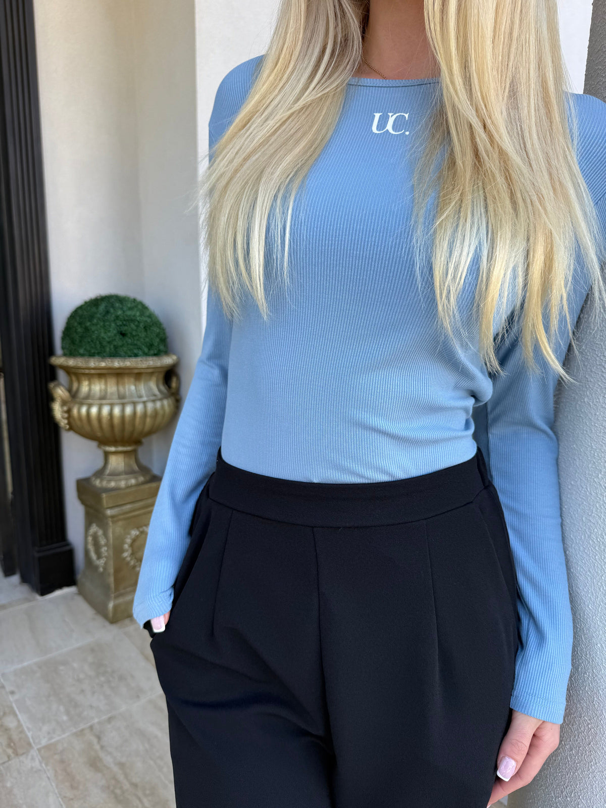 UC Ribbed Fitted Top