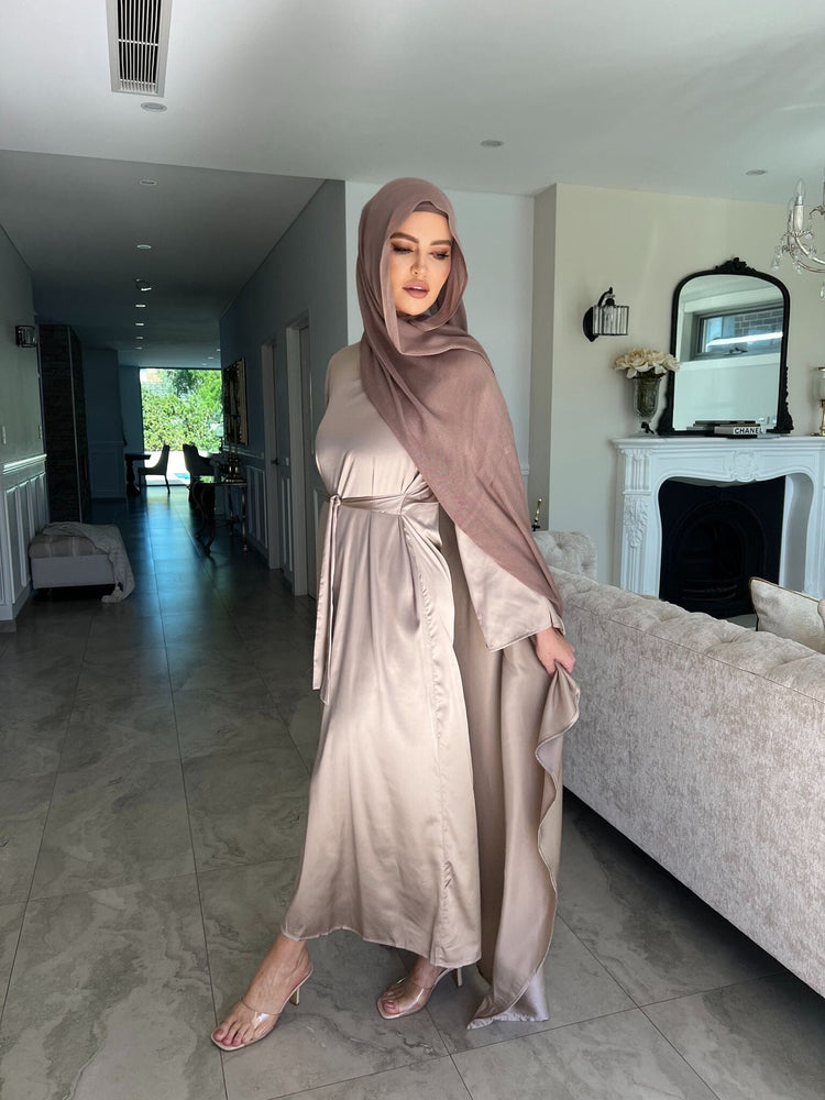 Batwing Satin Kaftan