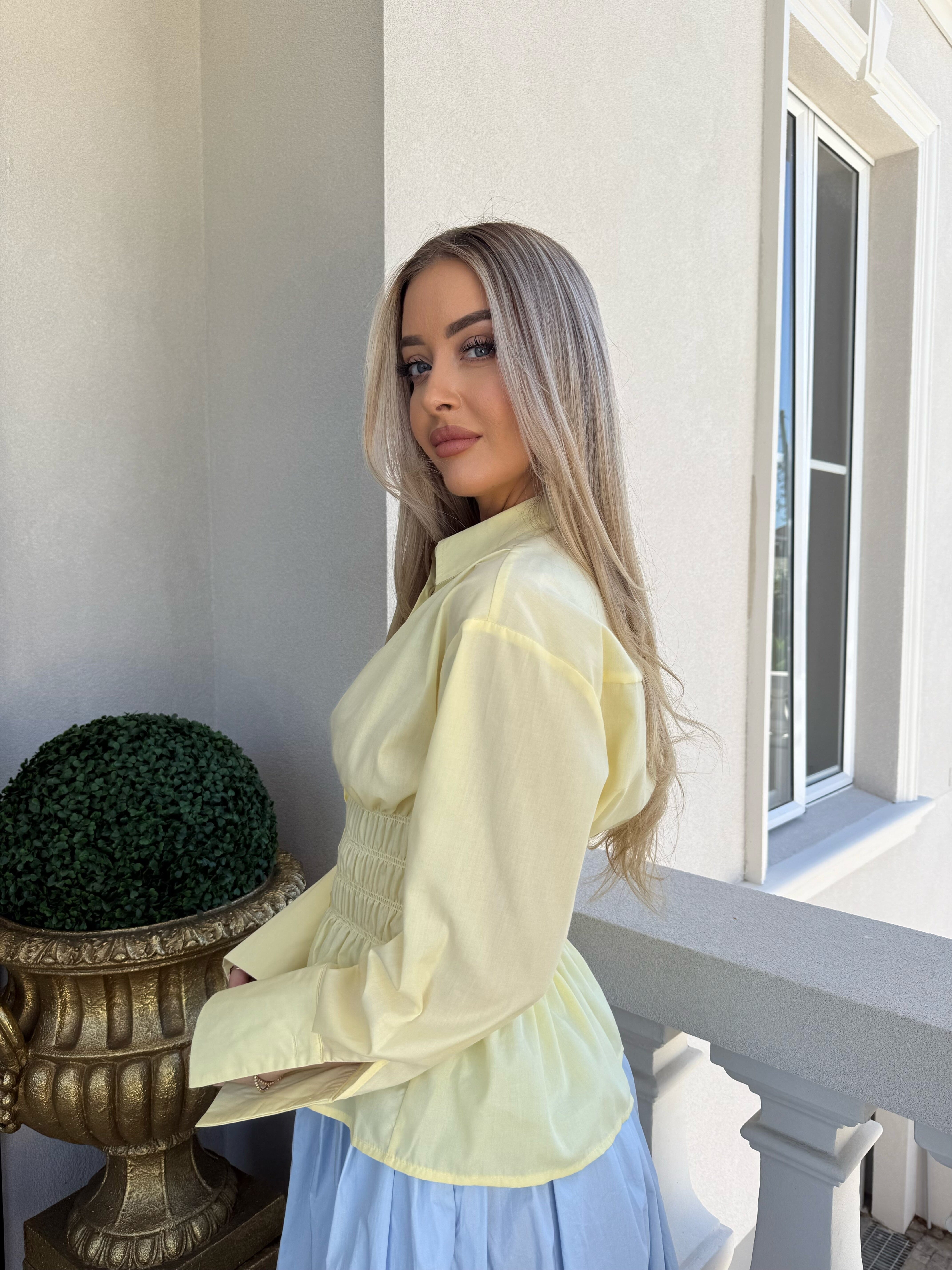 Elastic Gathered Top