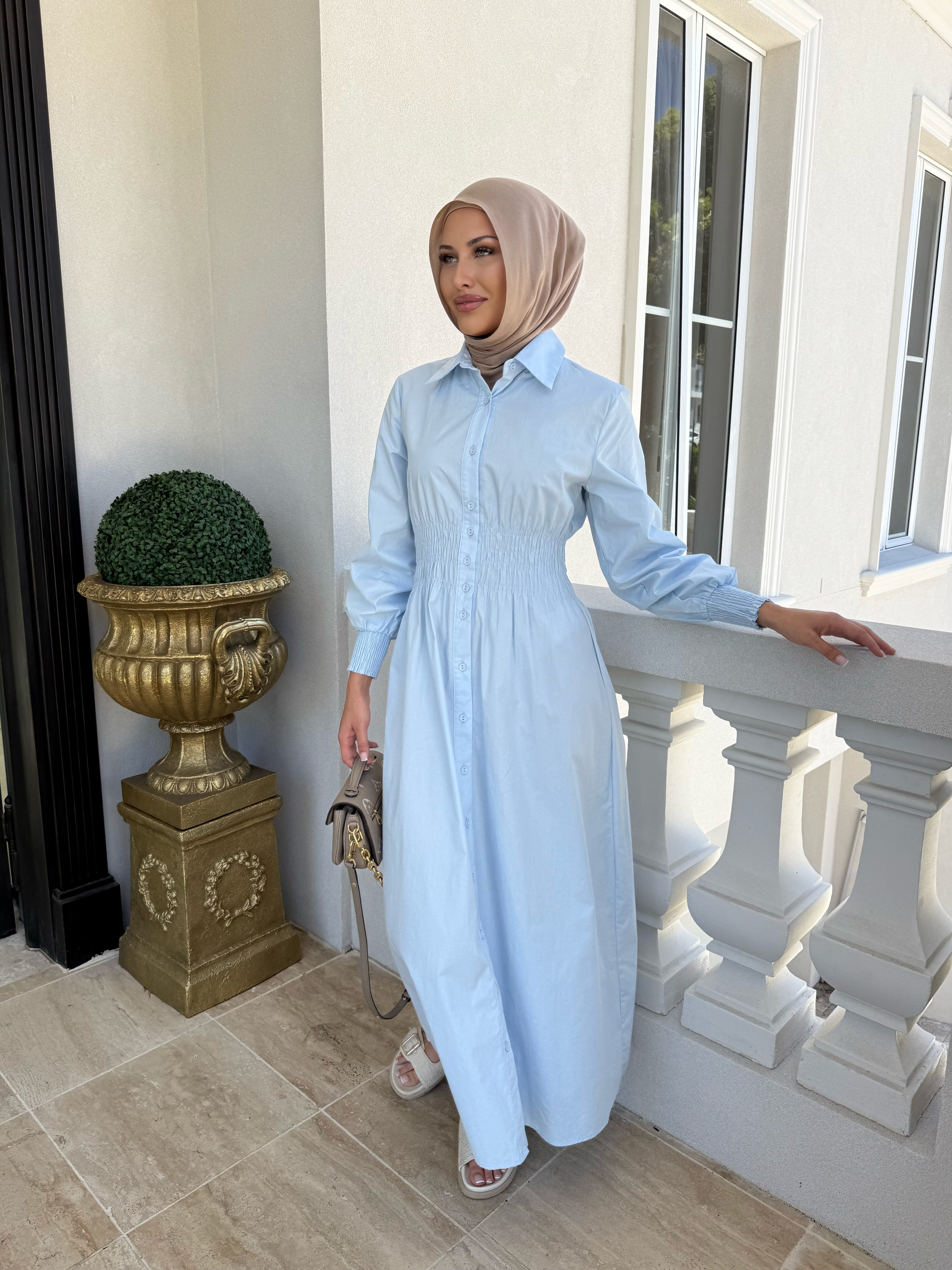 Gathered Maxi Dress