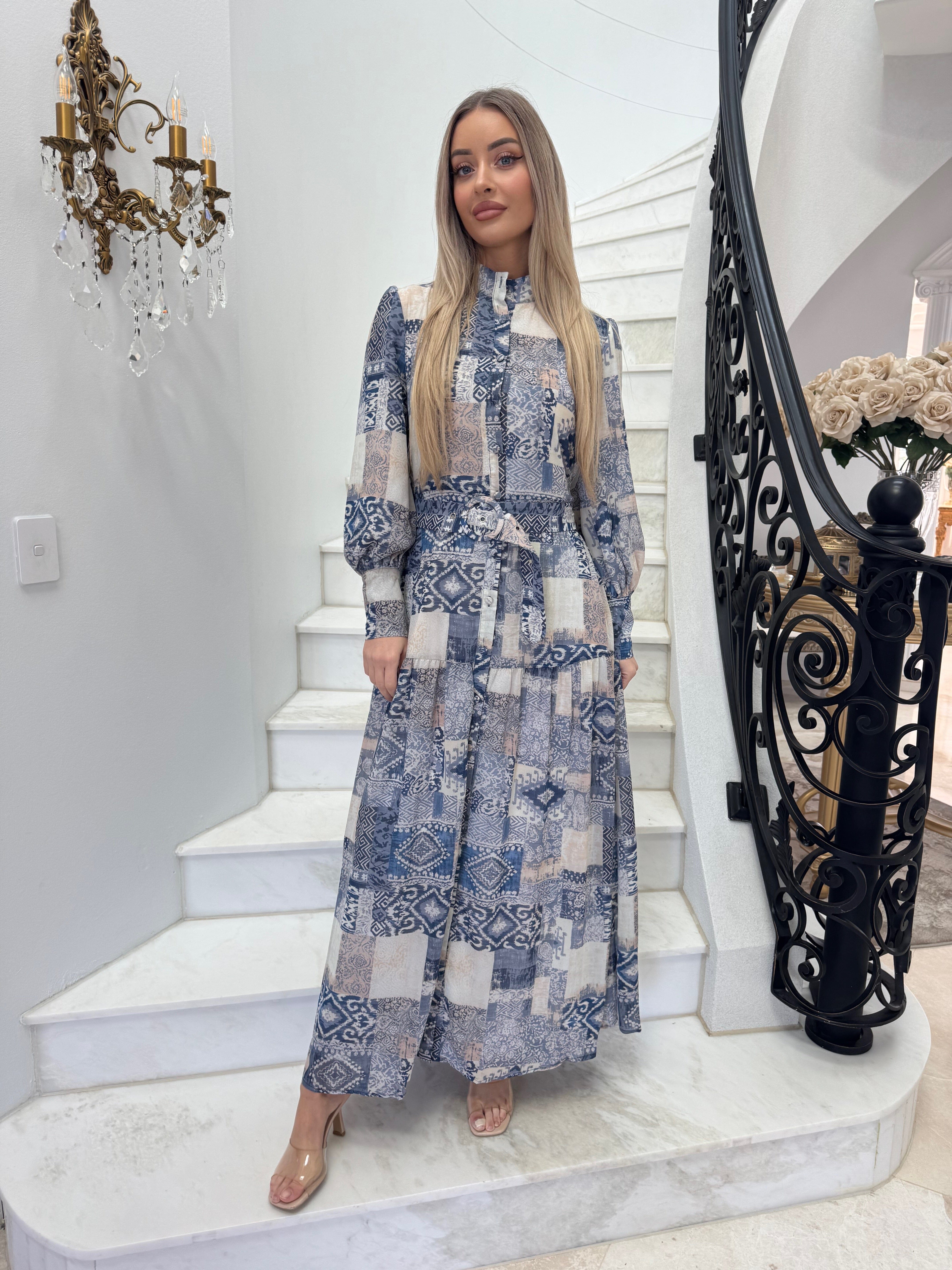 Anna Printed Dress