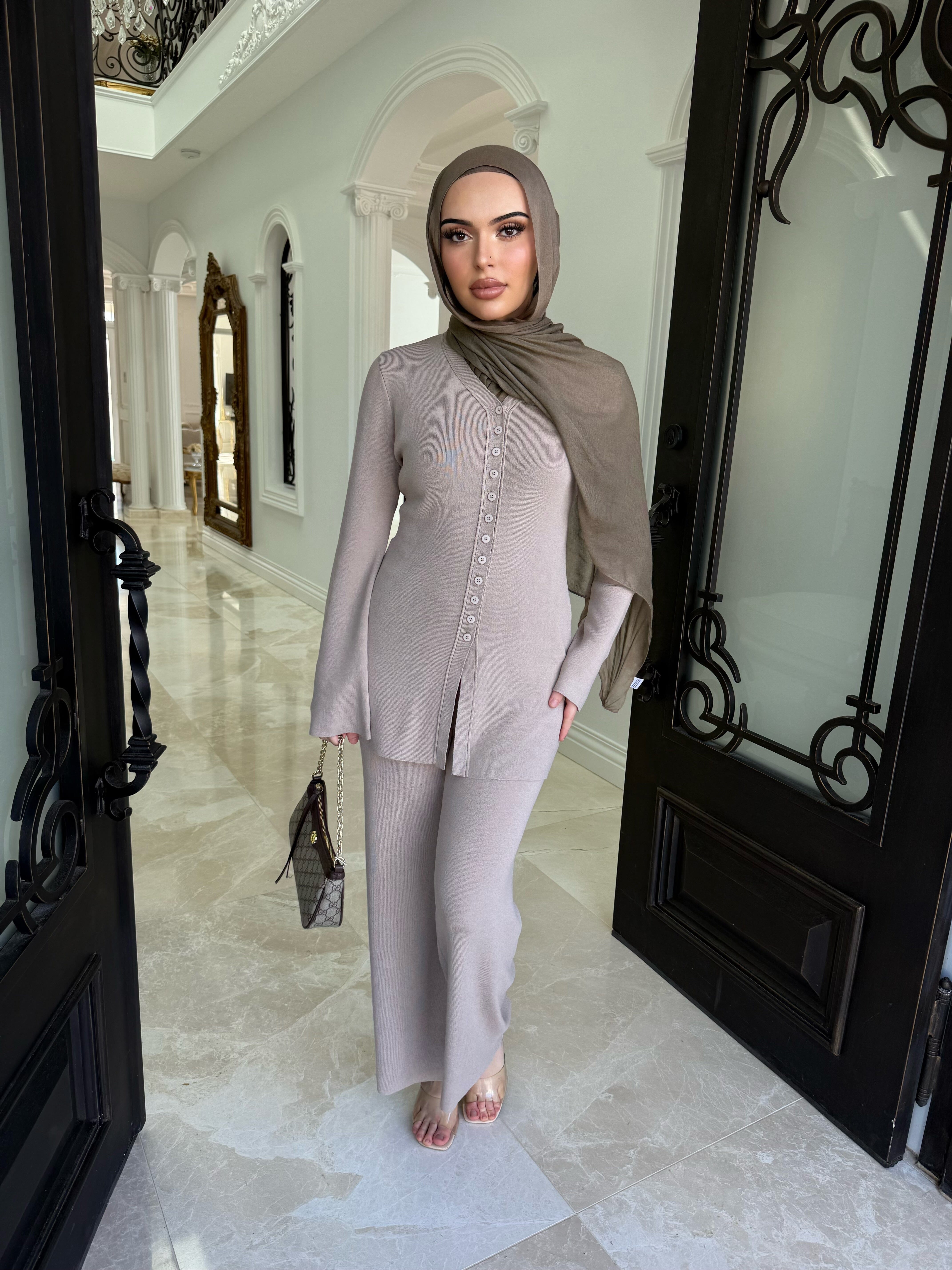 Thin Knit Button Set