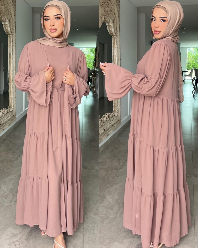 Chiffon Abaya Set