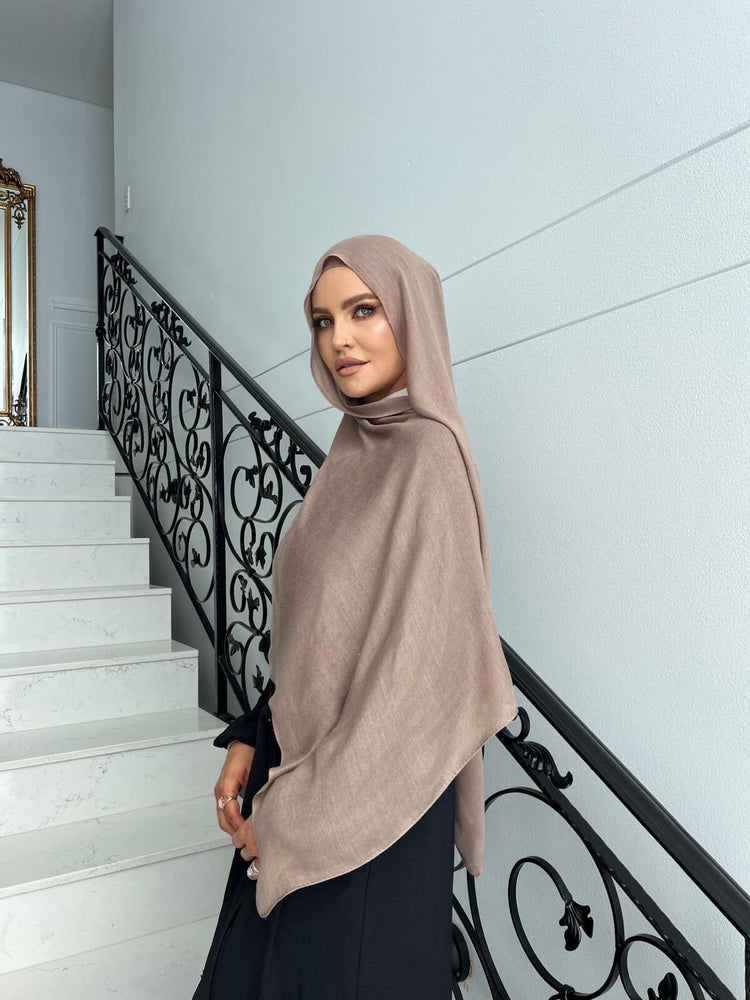 Taupe Hijab Set