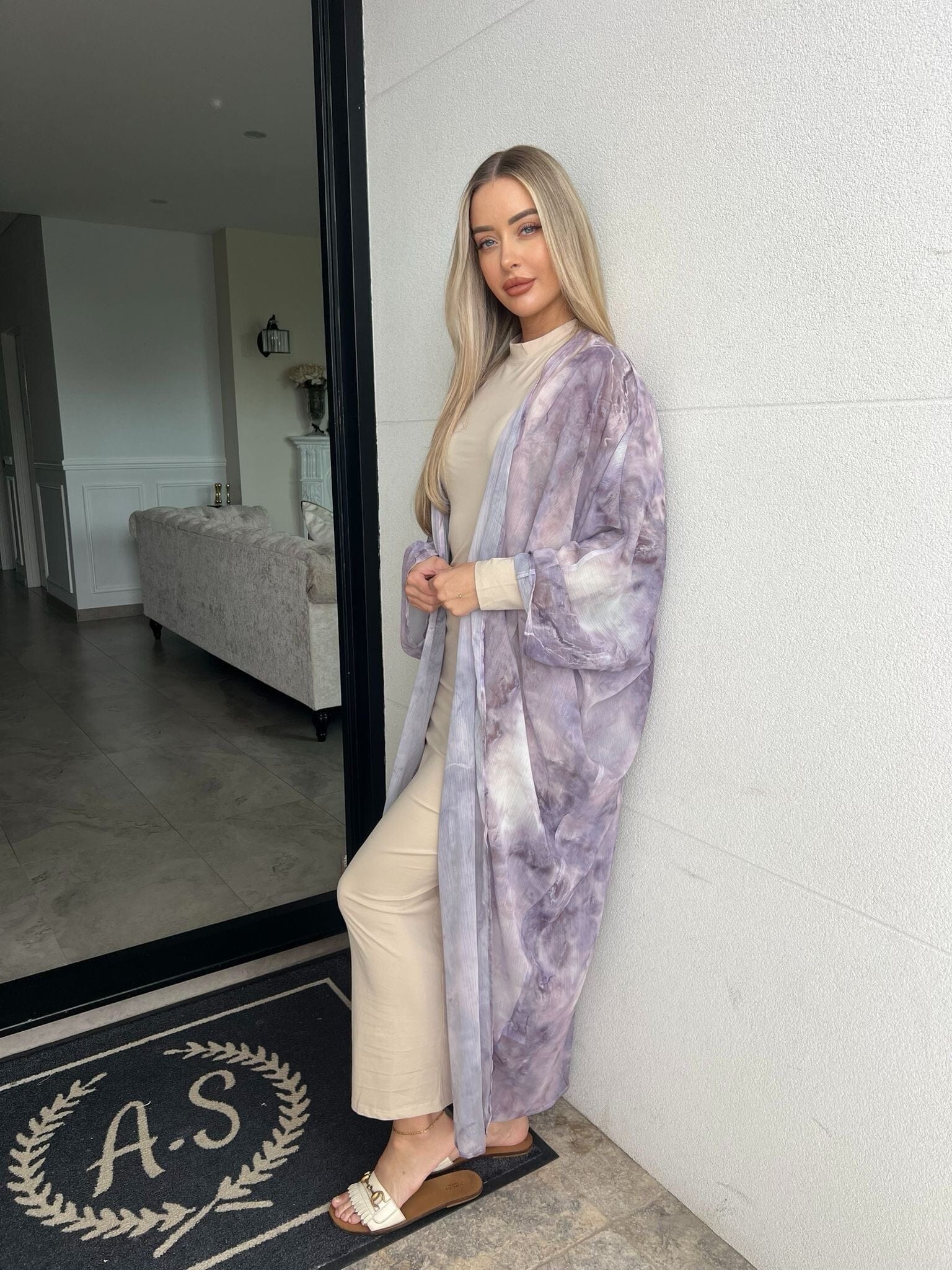 Lavender Love Kimono