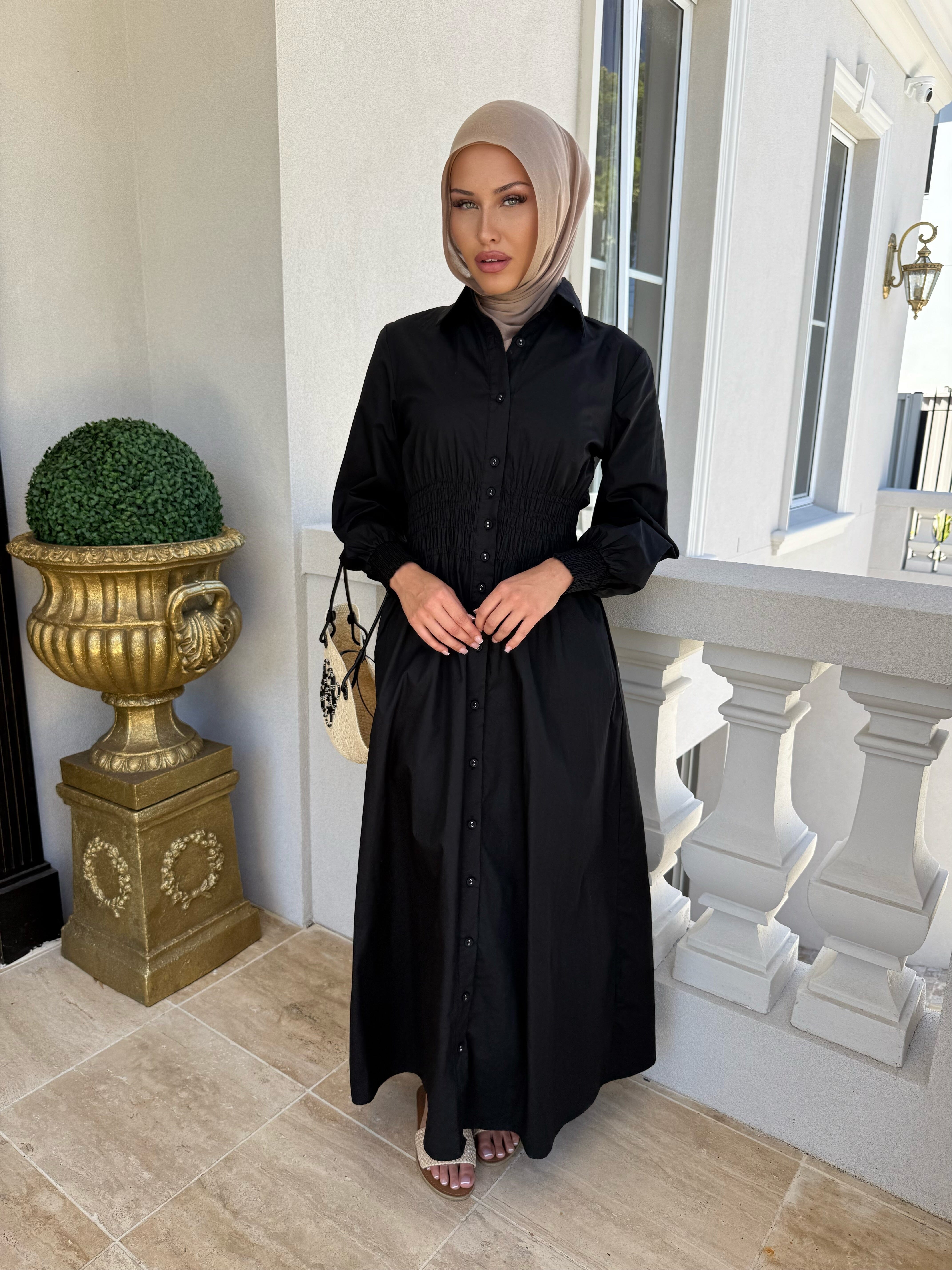 Gathered Maxi Dress