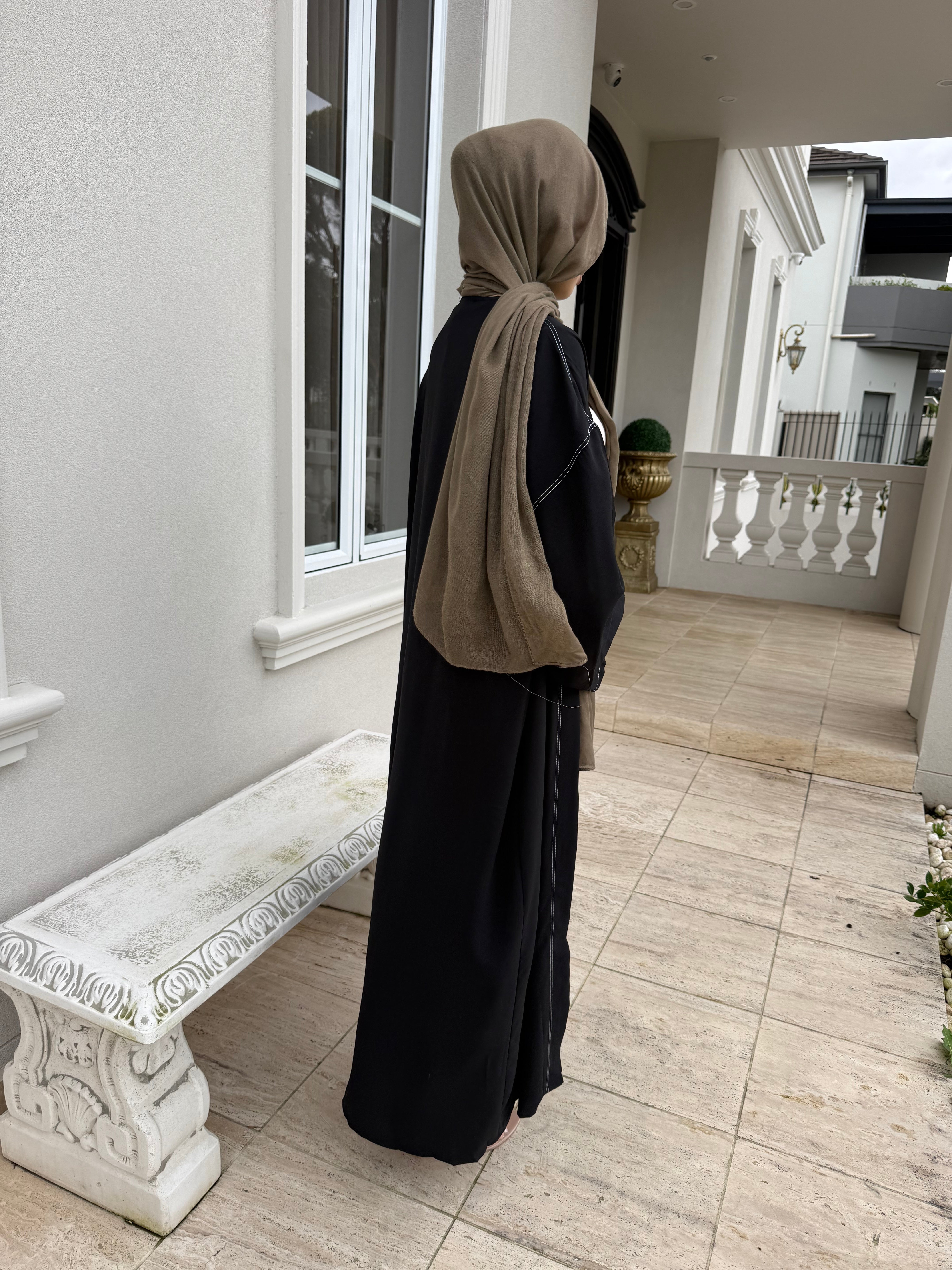 Trimmed Abaya