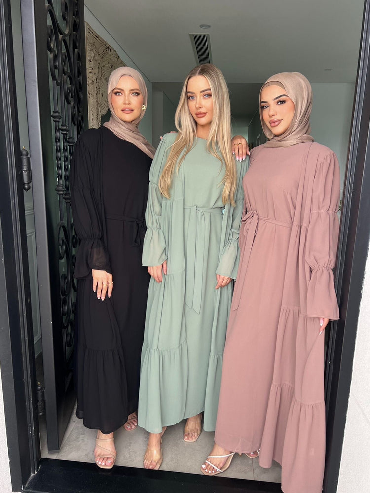 Chiffon Abaya Set