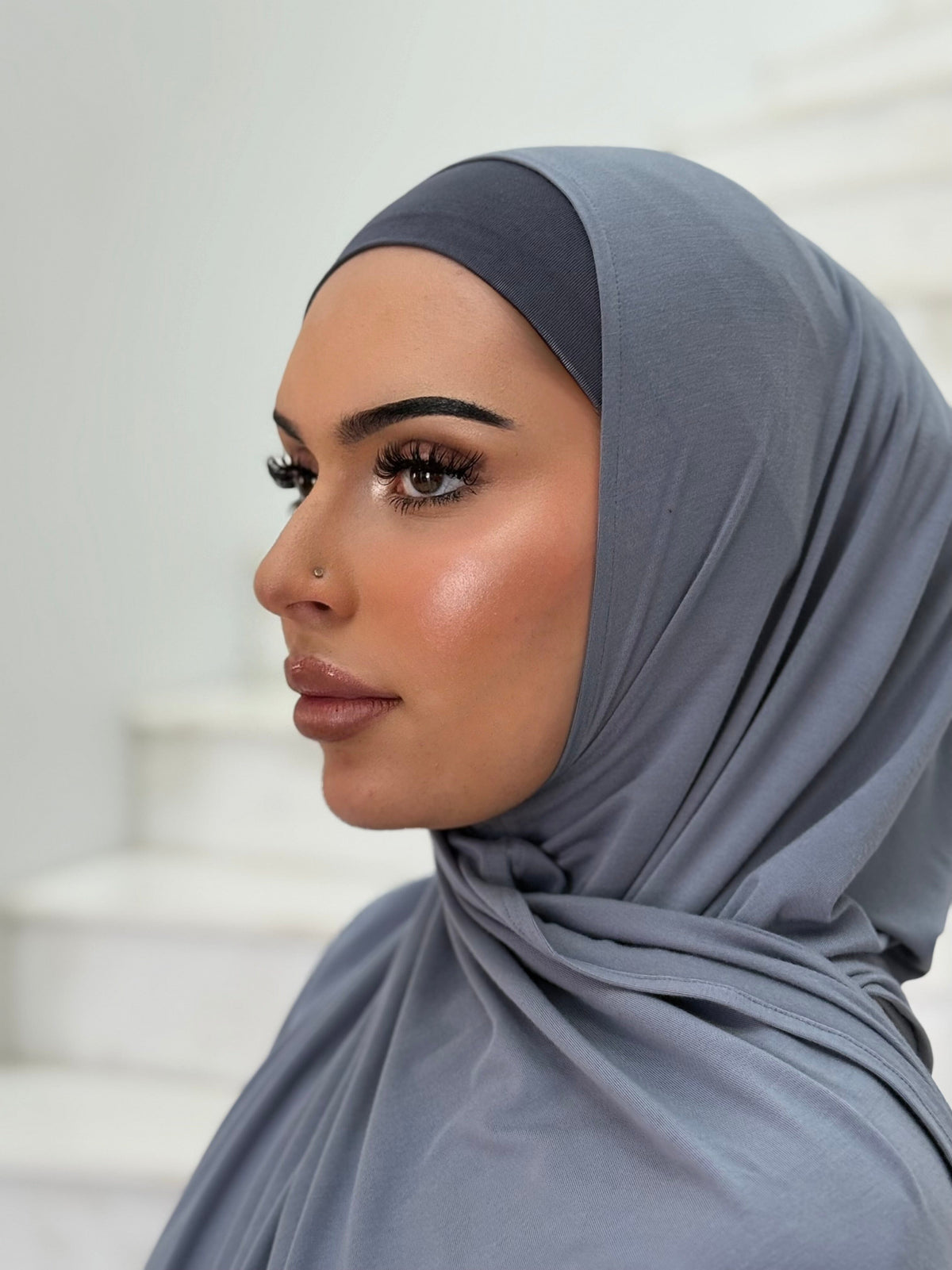 Slate Instant Jersey Shawl