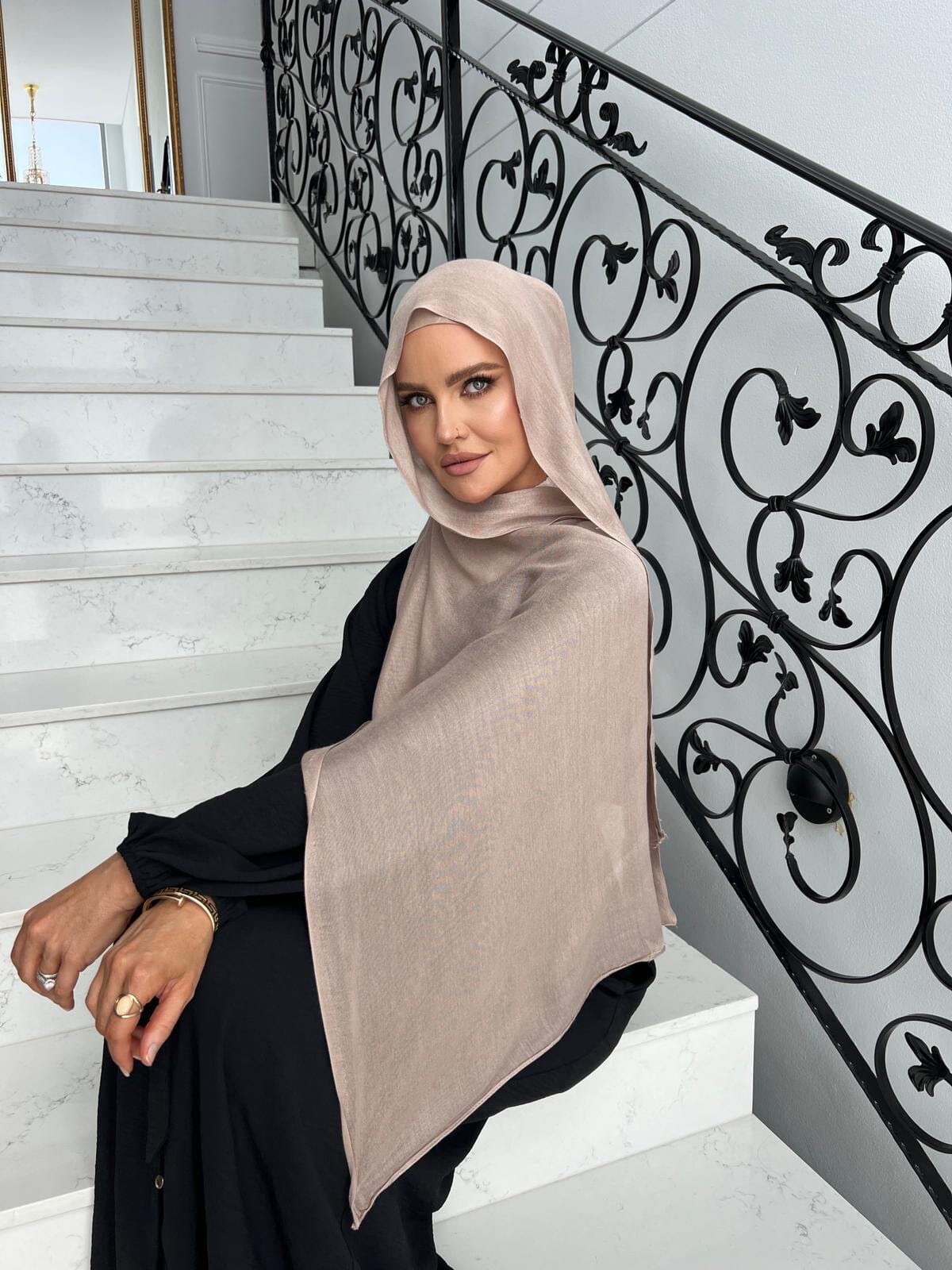 Nude Hijab Set