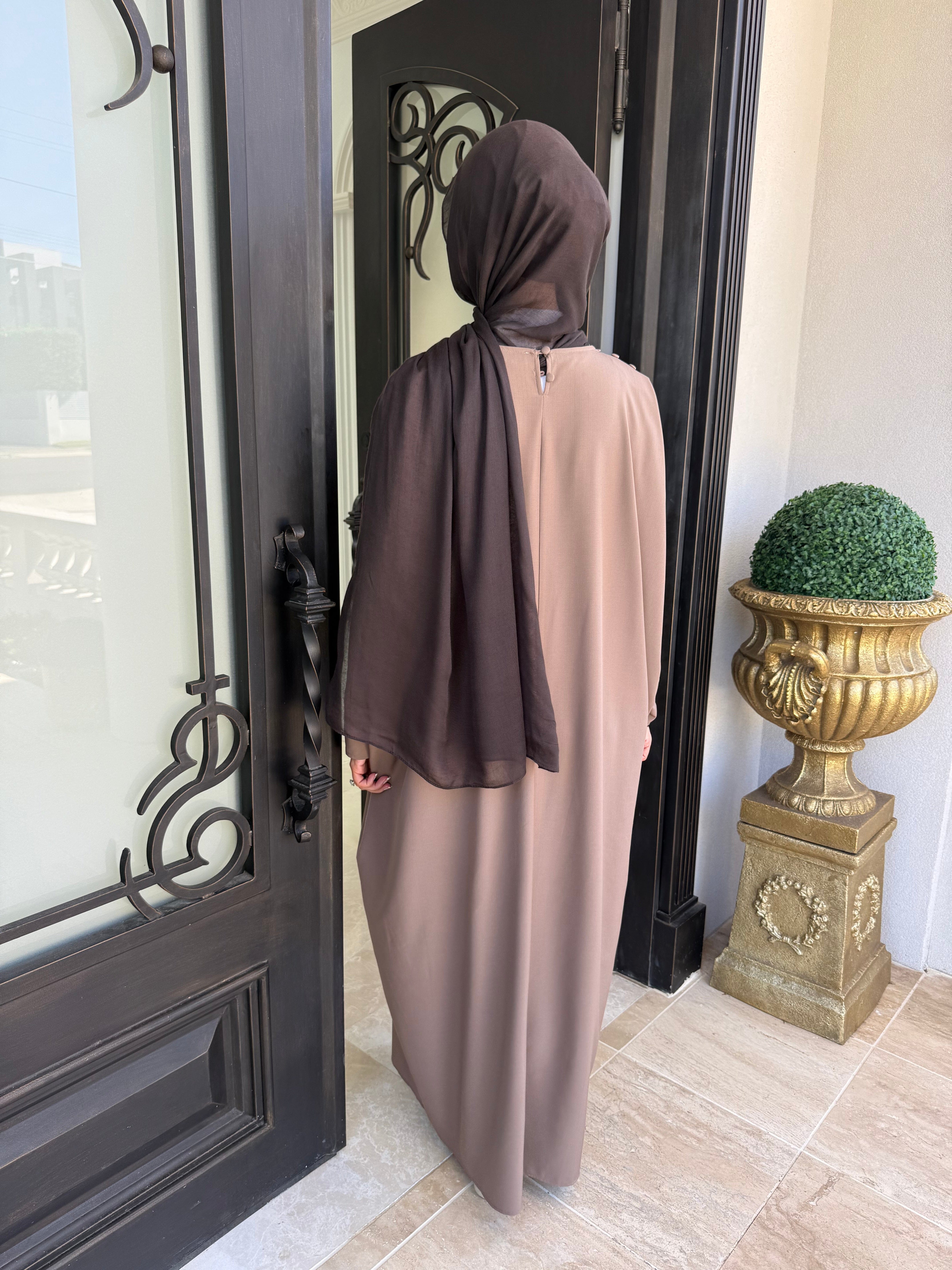 Button Abaya Kaftan