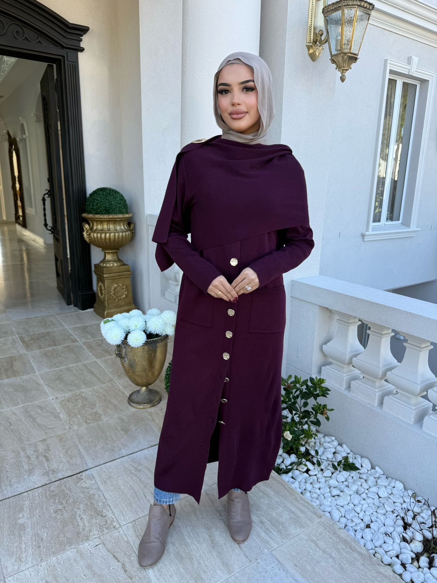 Shawl Knit Cardigan