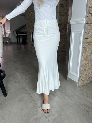 Aline linen skirt