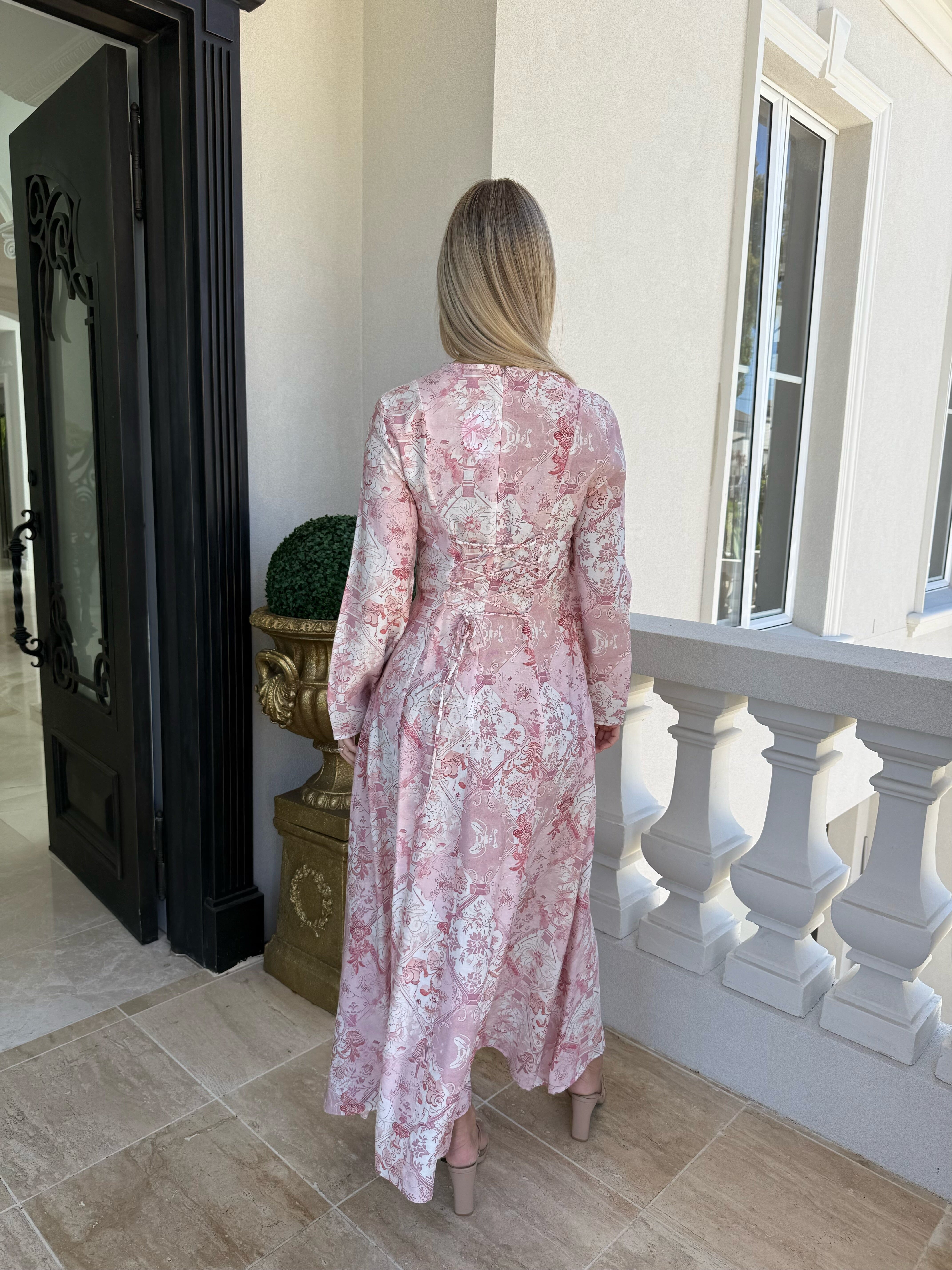 Baby Pink Tie Dress