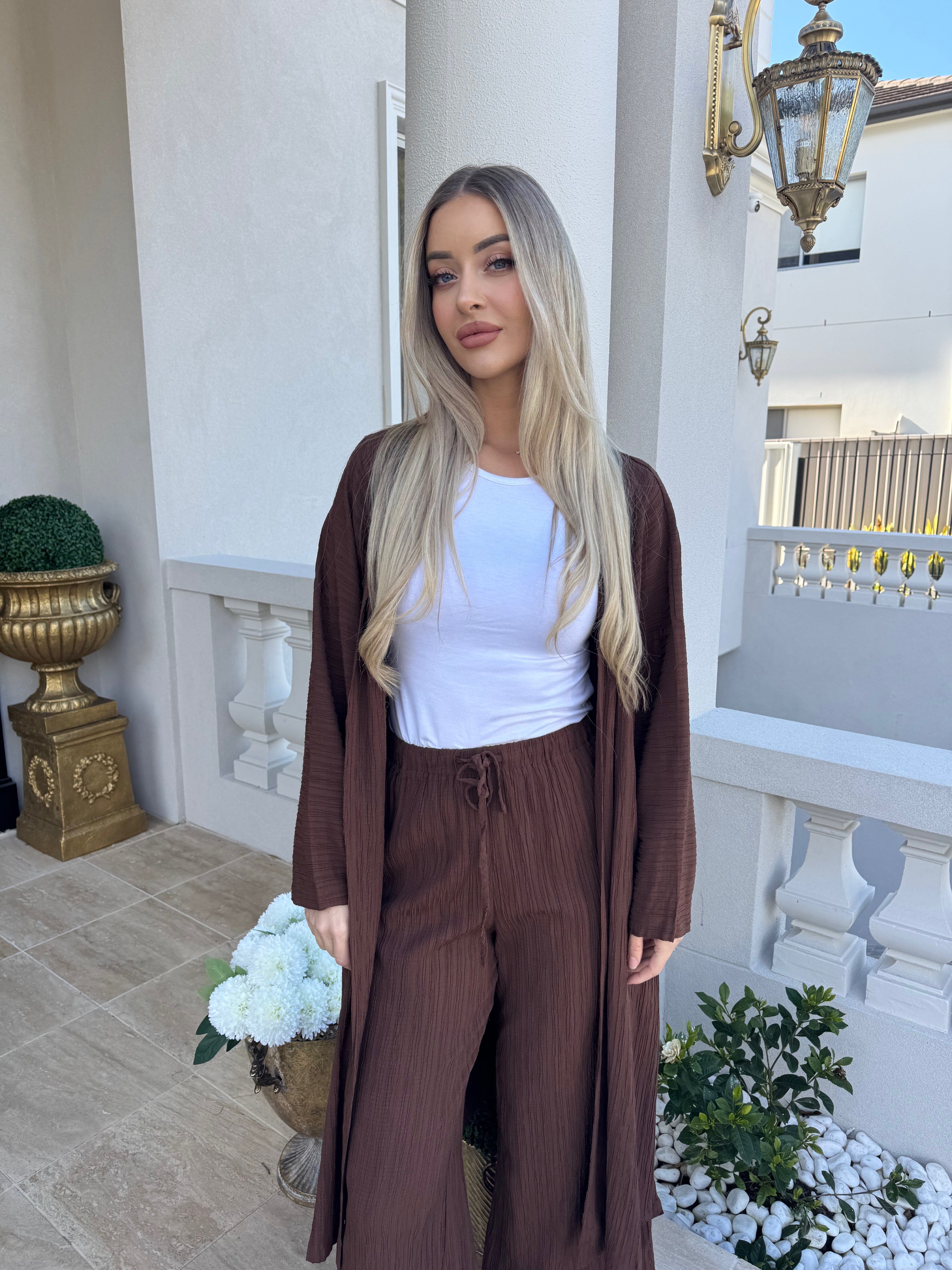 Wafa Cardigan Set
