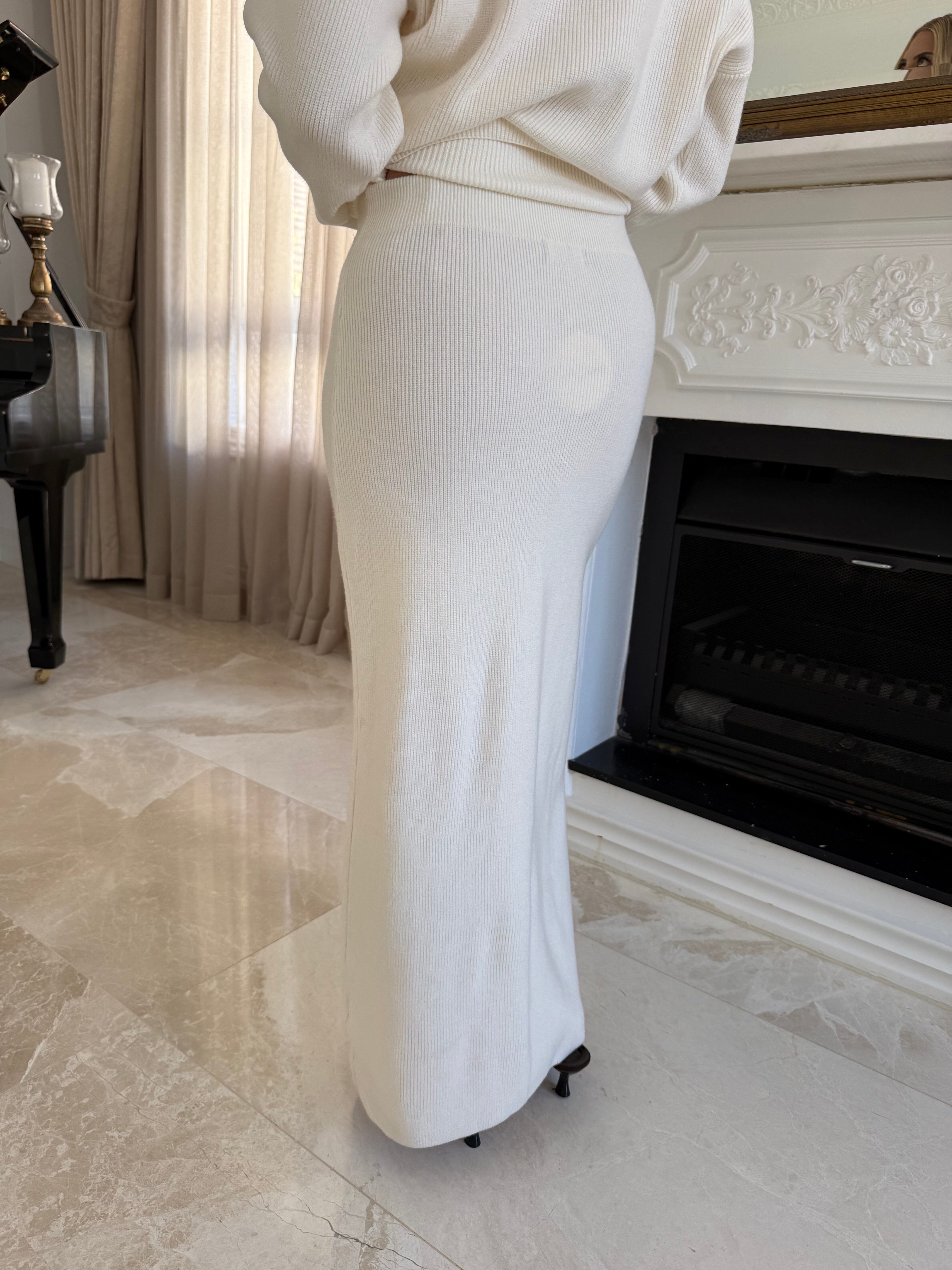 Turtle Neck Knit Set