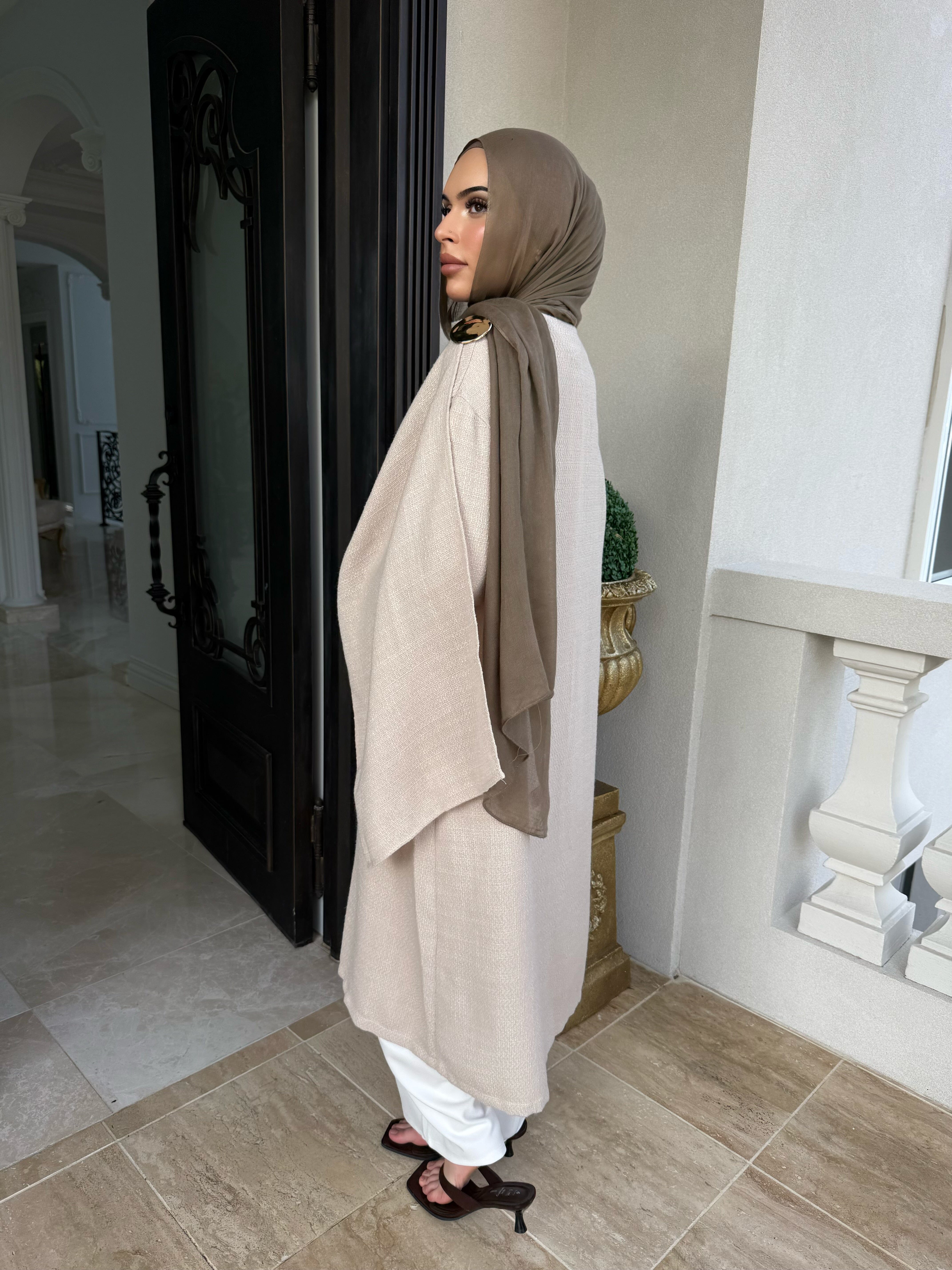 Tweed Shawl Coat