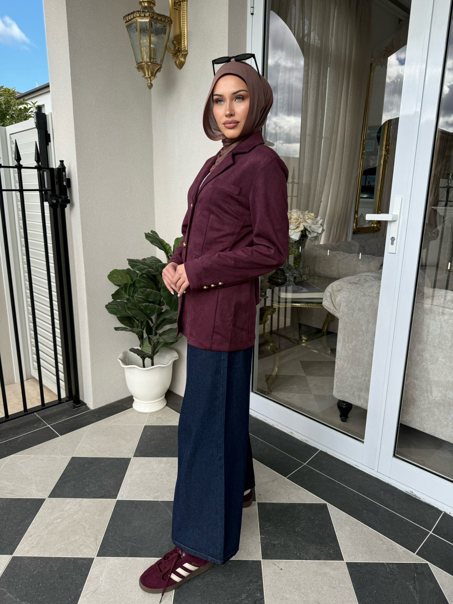 Suede Blazer