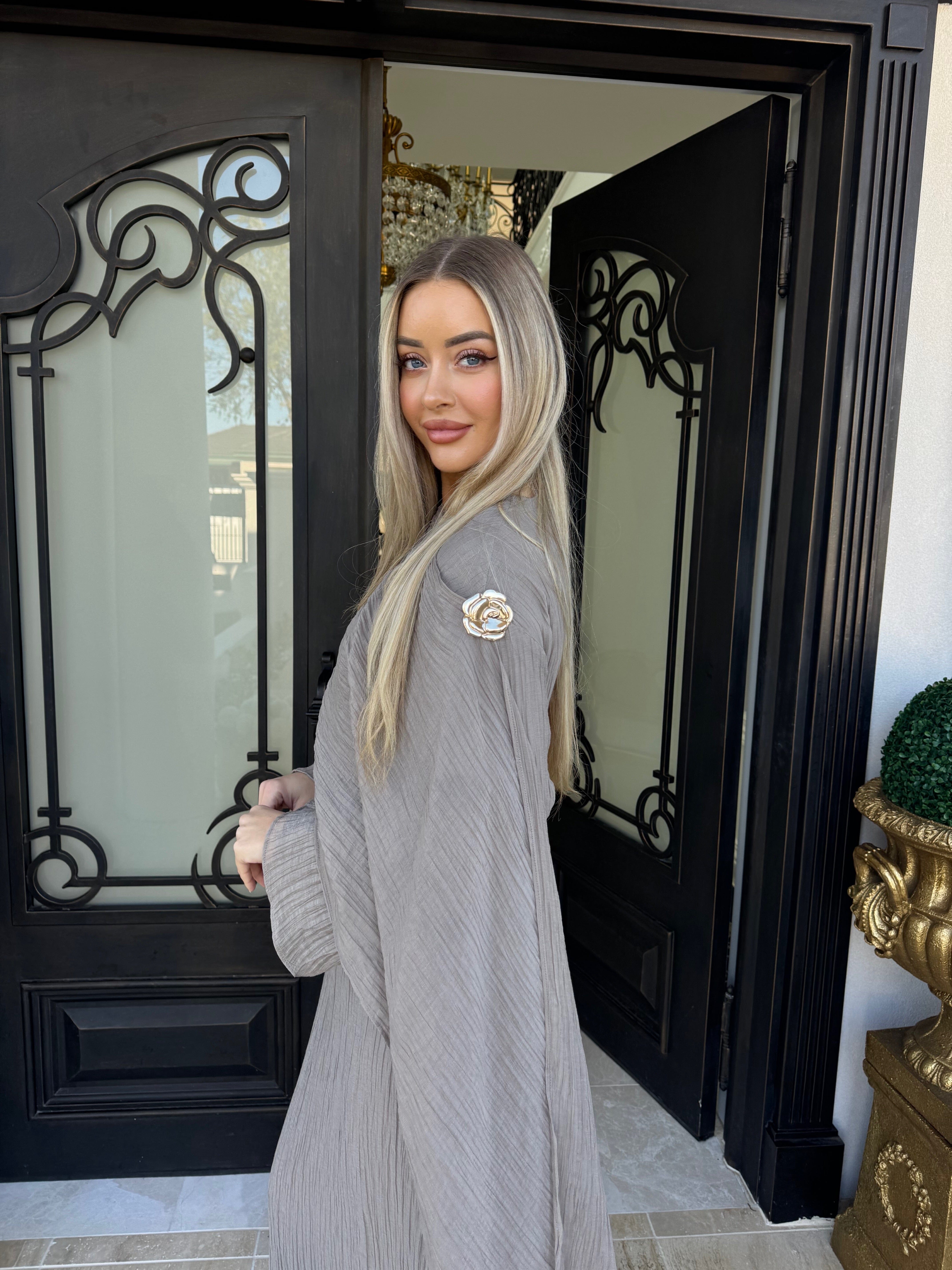 Drape Crinkle Dress