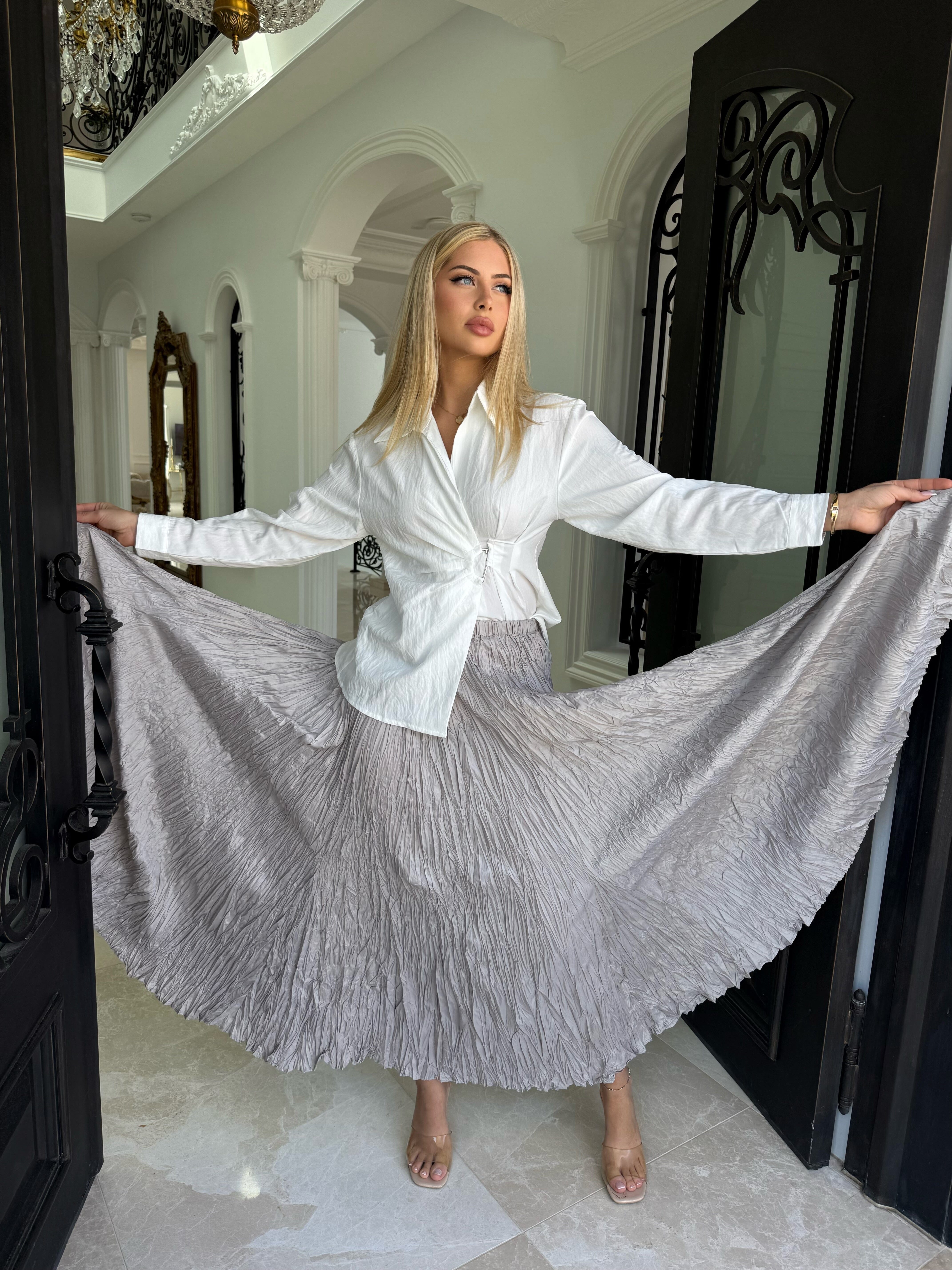Layali Crinkle Skirt