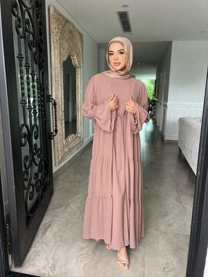 Chiffon Abaya Set