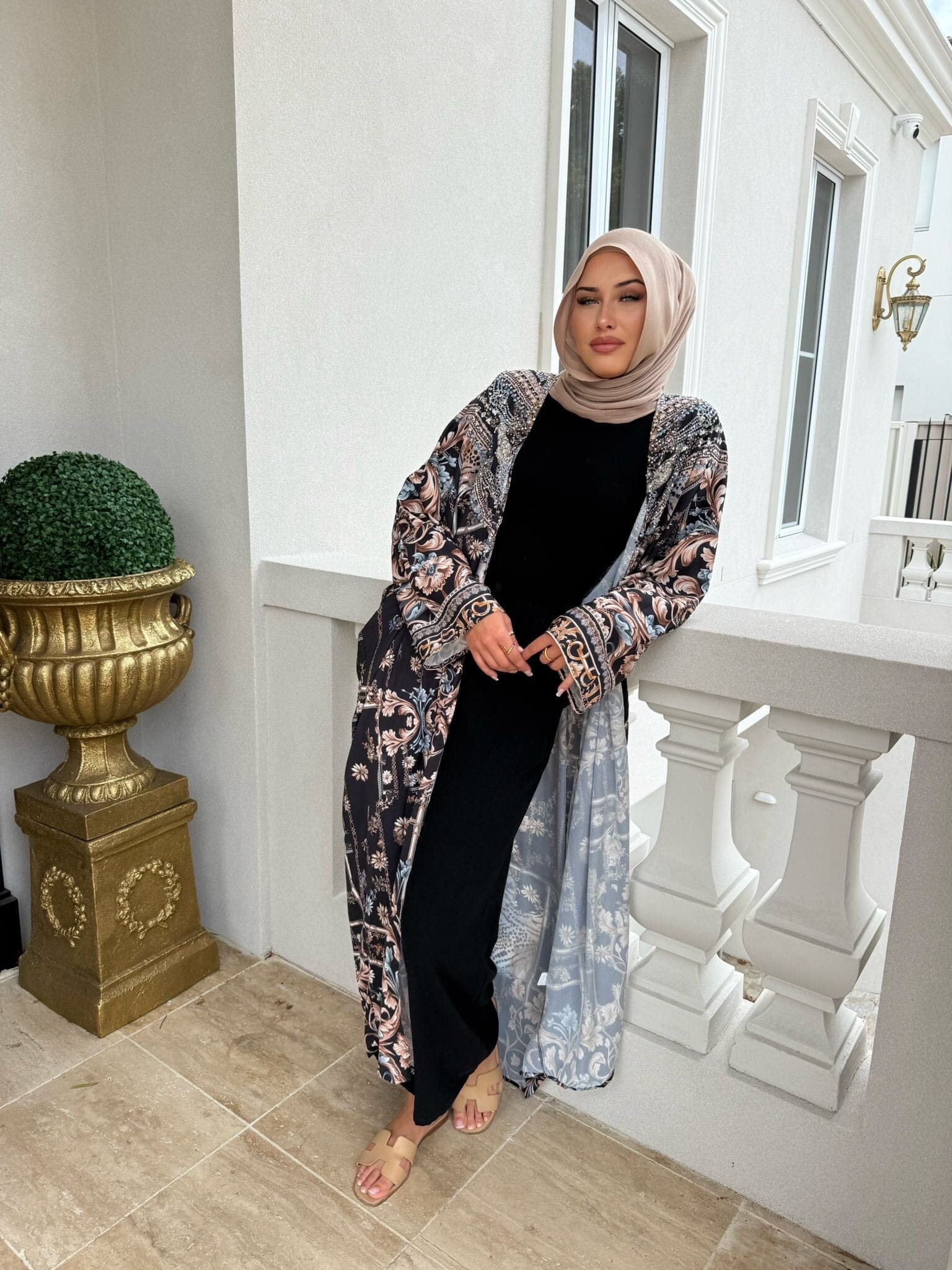 Darkness Beaded Cape