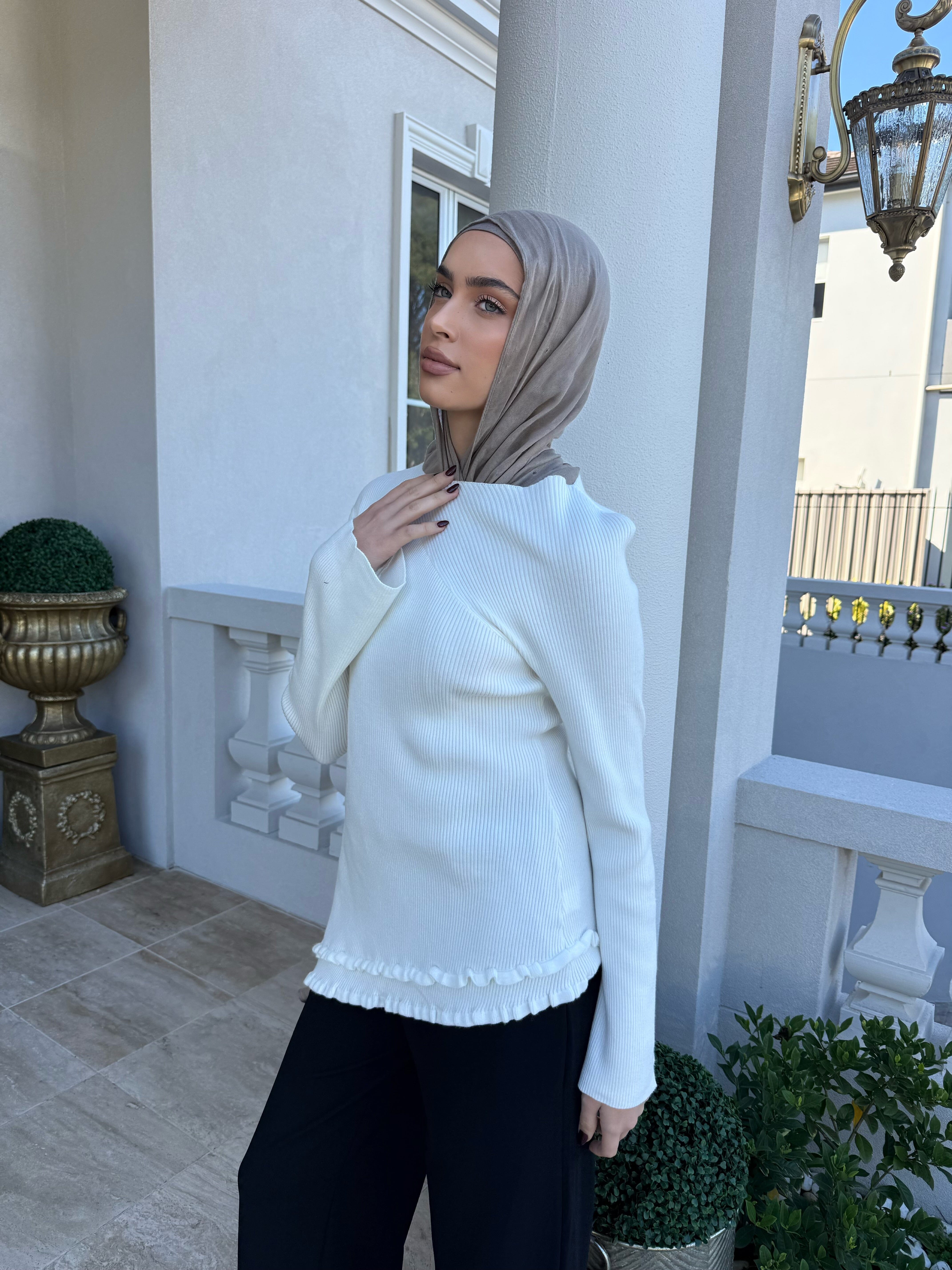 Frill Knit Jumper