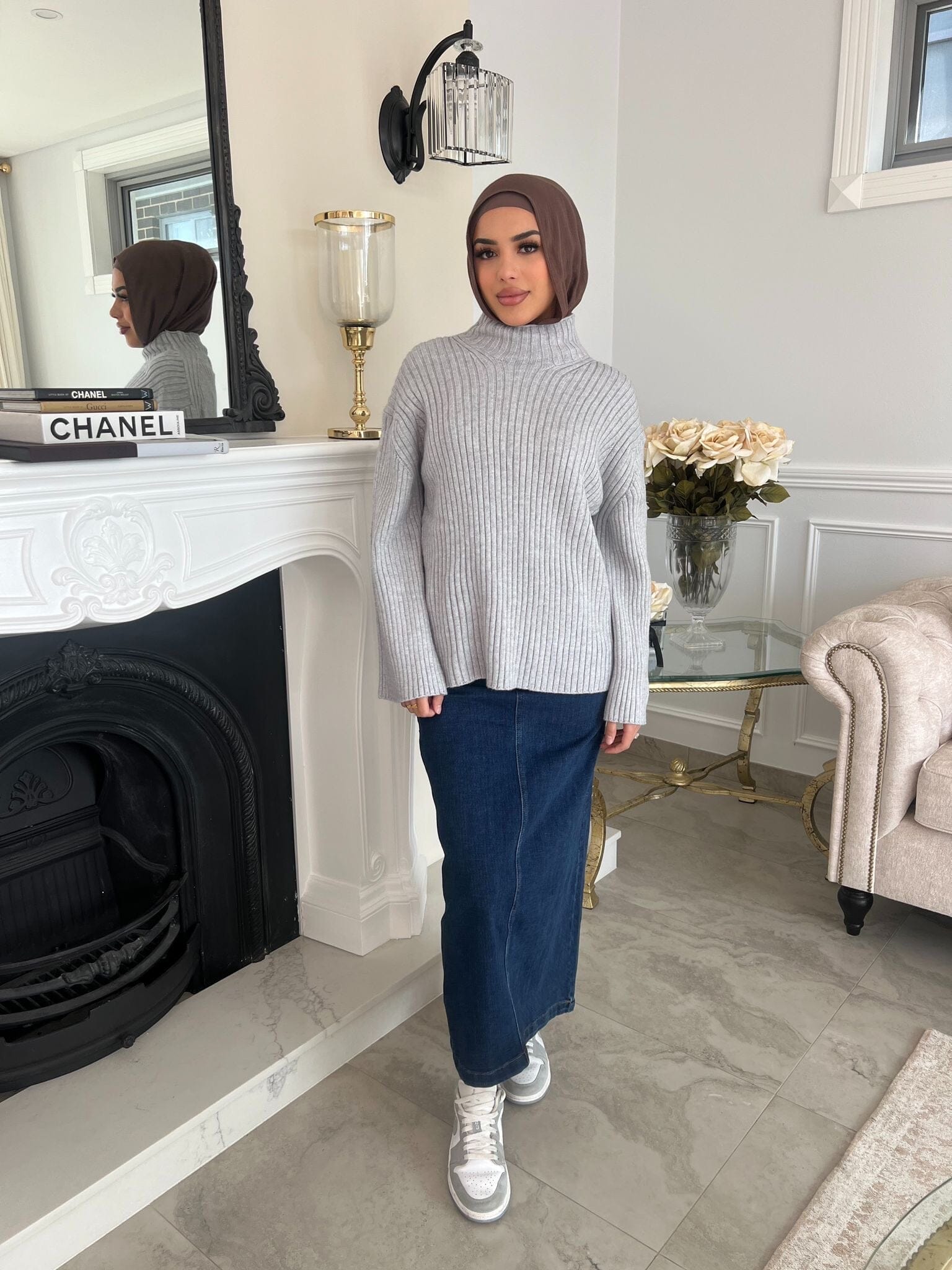 Plain Belle Knit Jumper