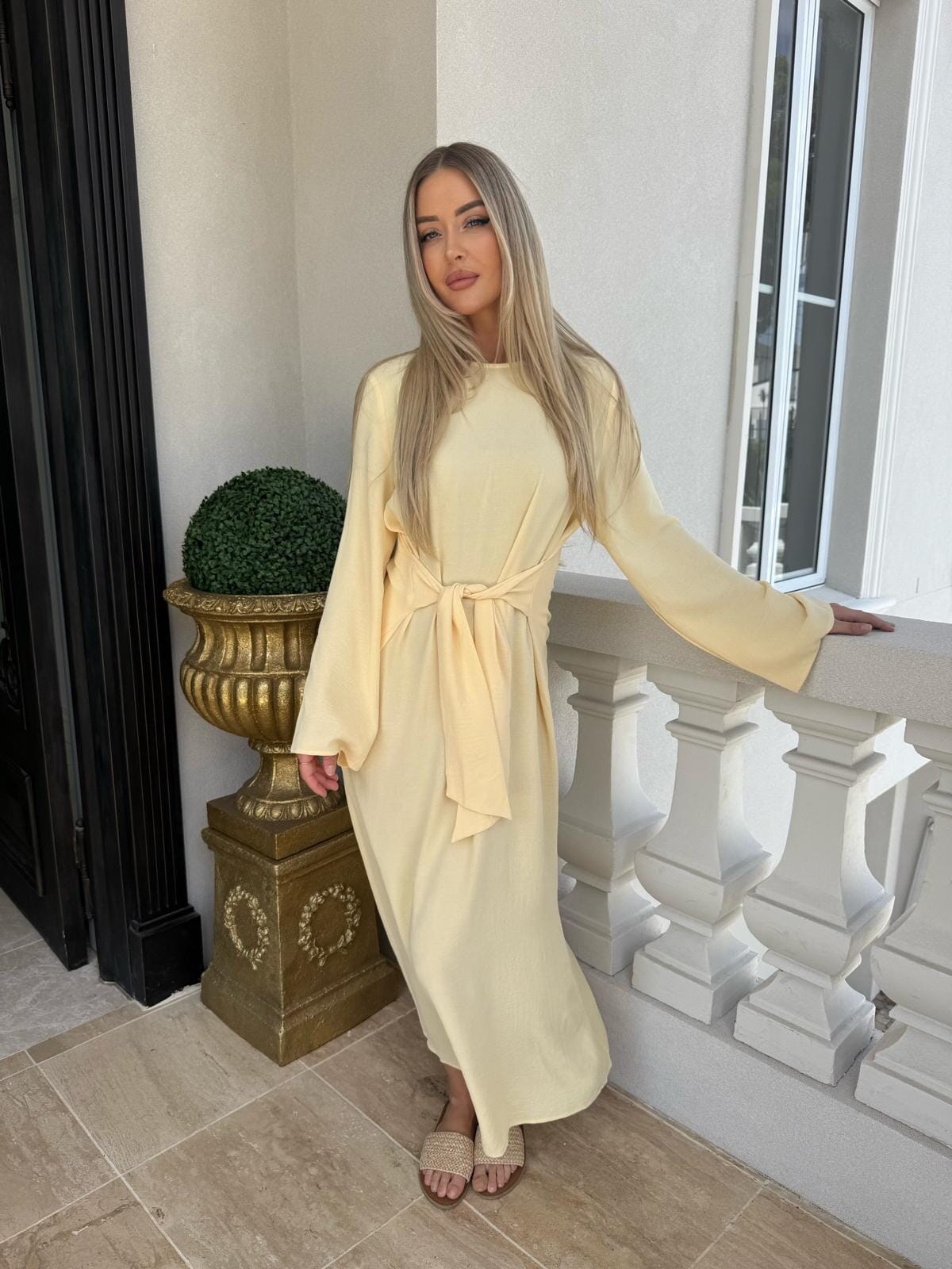 Summer bow Tie Dress