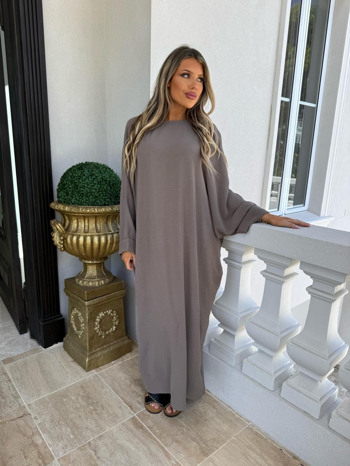 Autumn Batwing Abaya