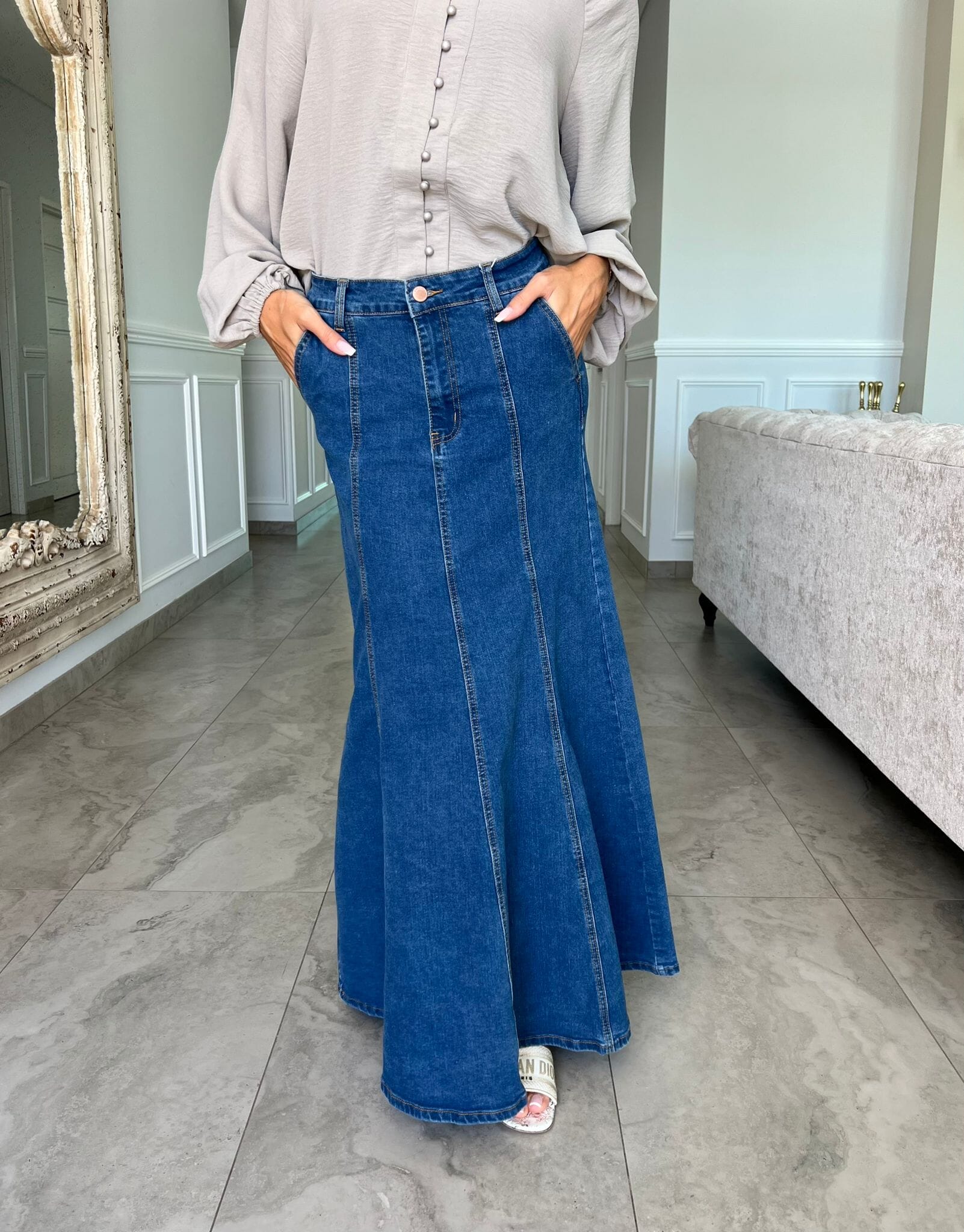 Danielle Denim Skirt