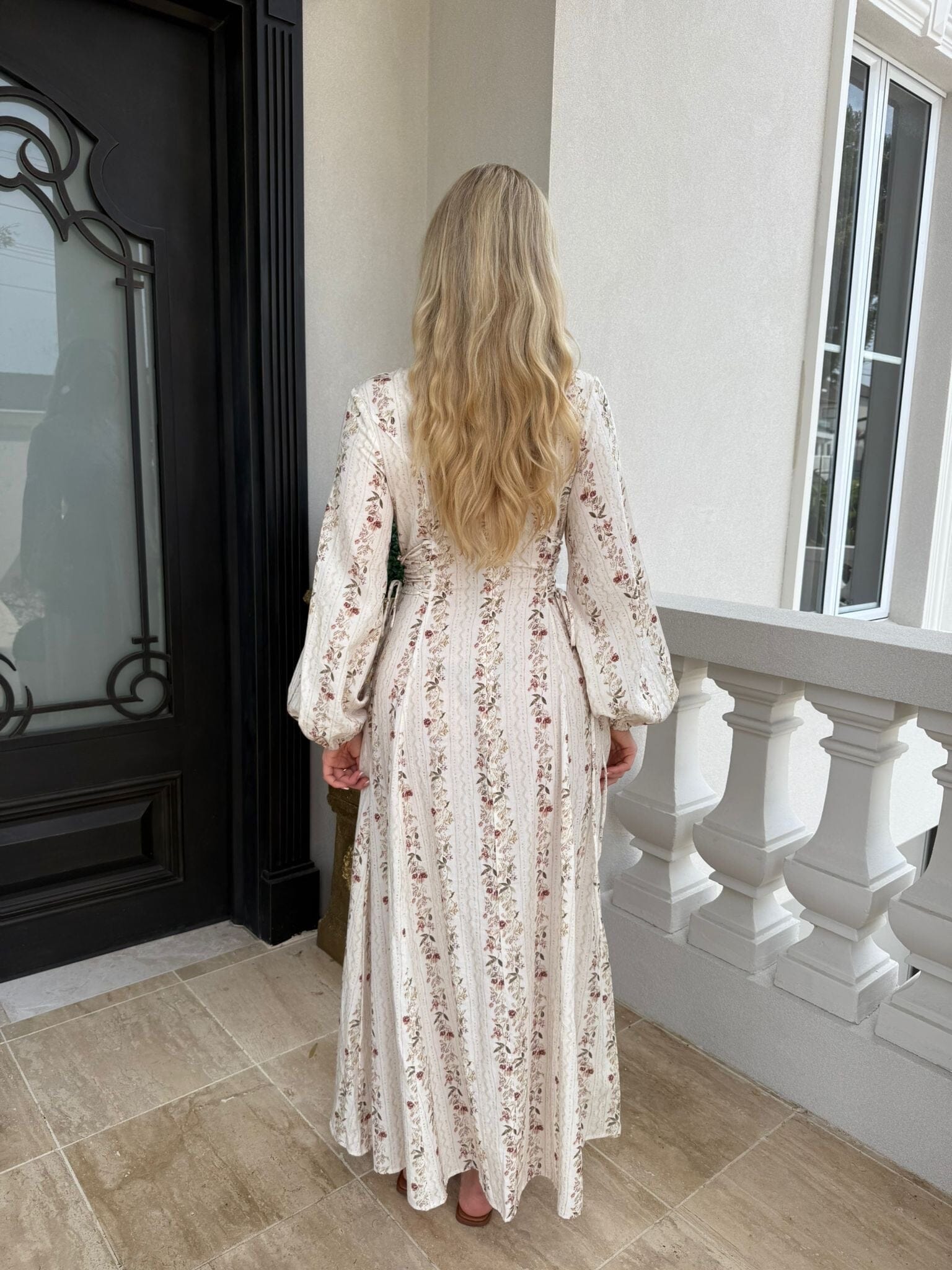 Mini Rose Beige Dress