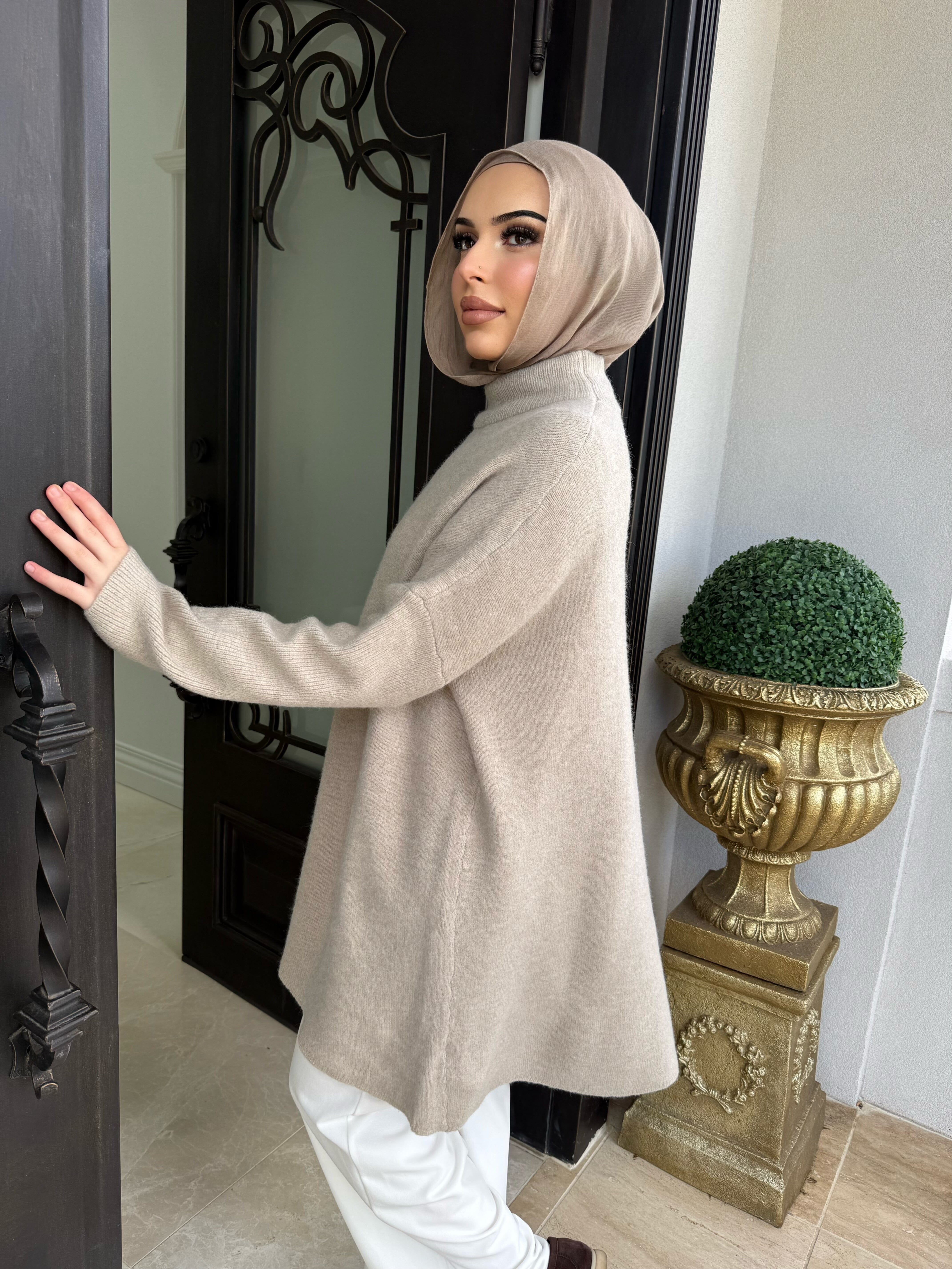 Wool High Low Jumper